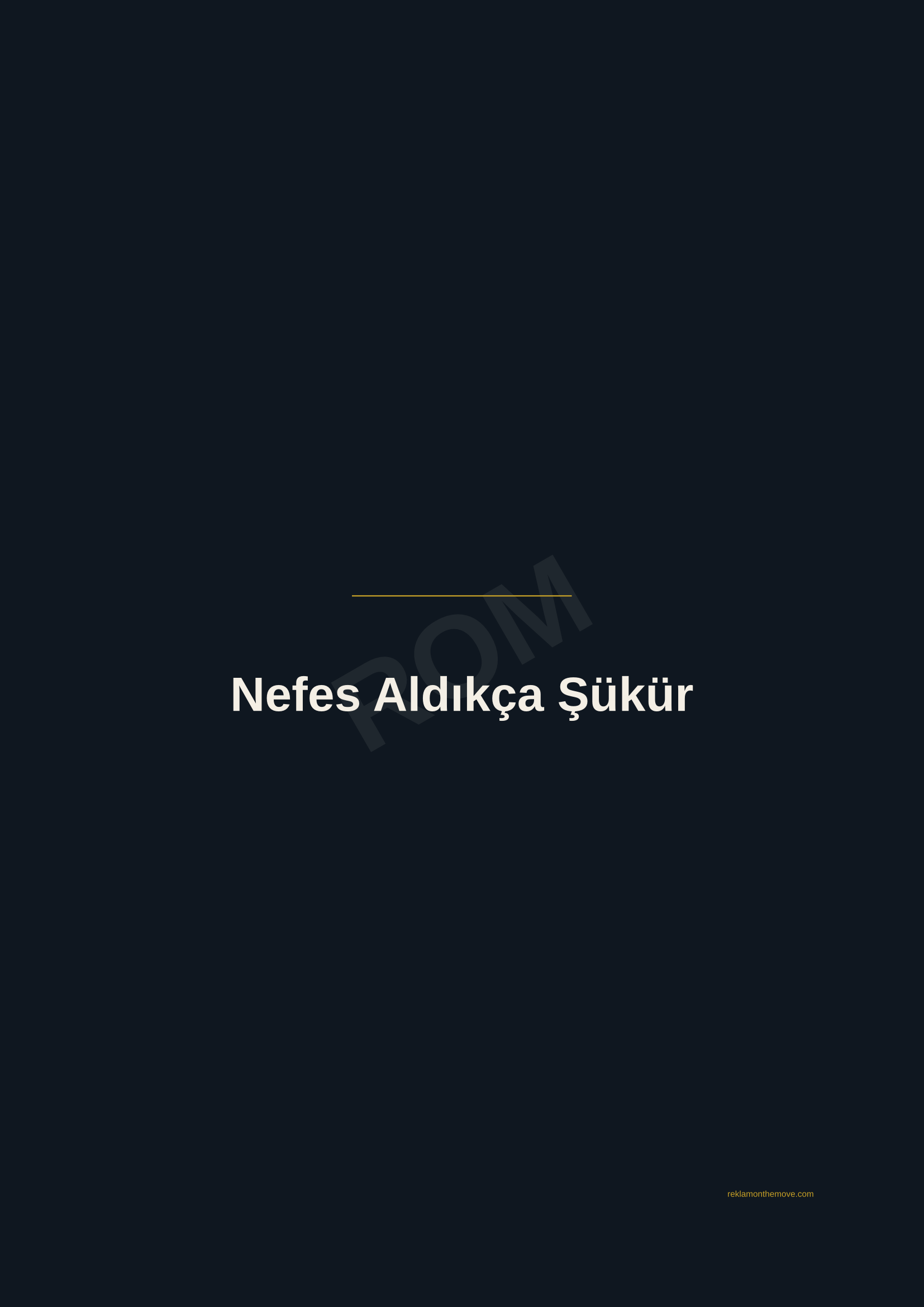 Nefes Aldıkça Şükür · Gece — ROM dijital ürün önizlemesi (filigranlı)