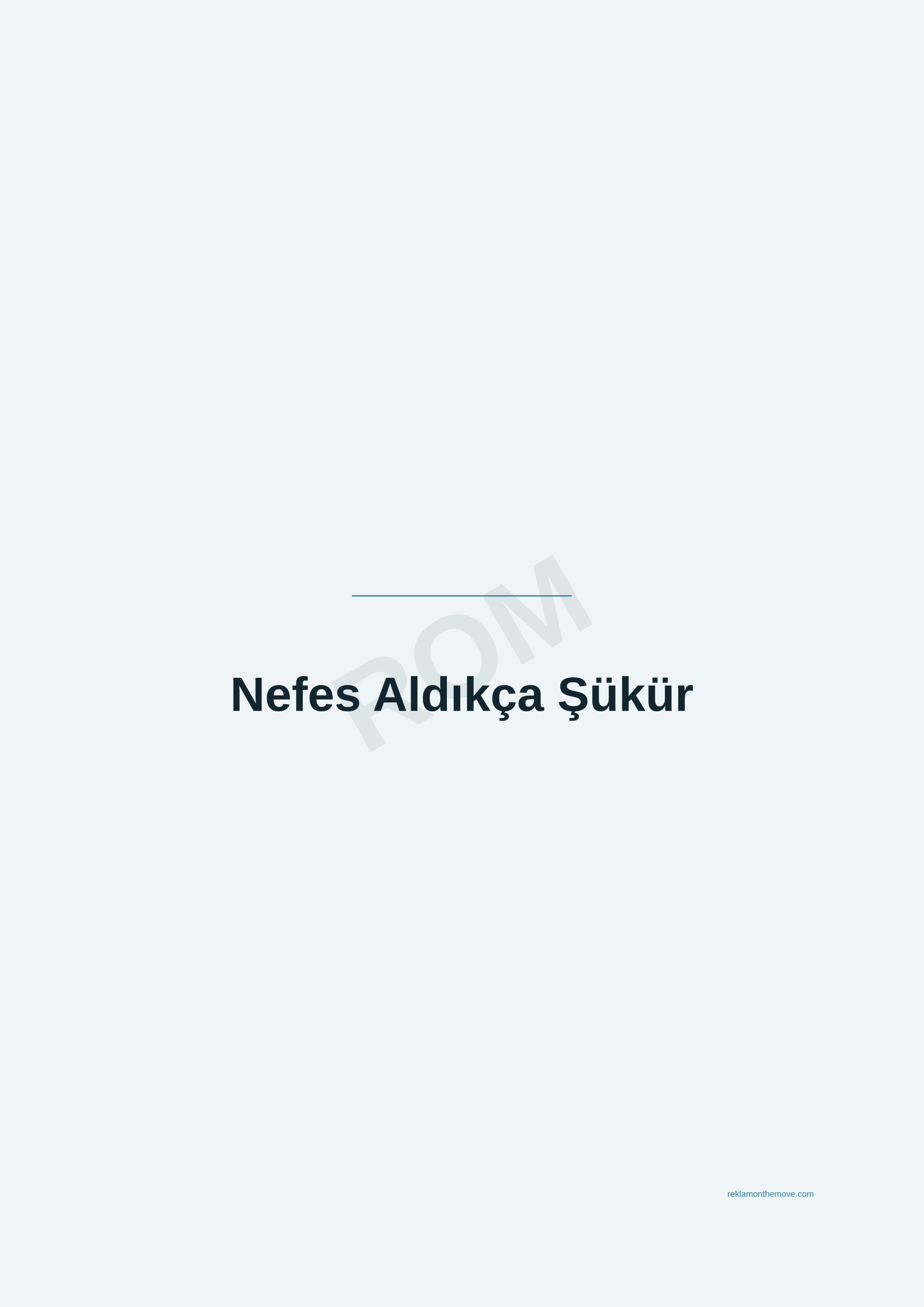 Nefes Aldıkça Şükür · Okyanus — ROM dijital ürün önizlemesi (filigranlı)