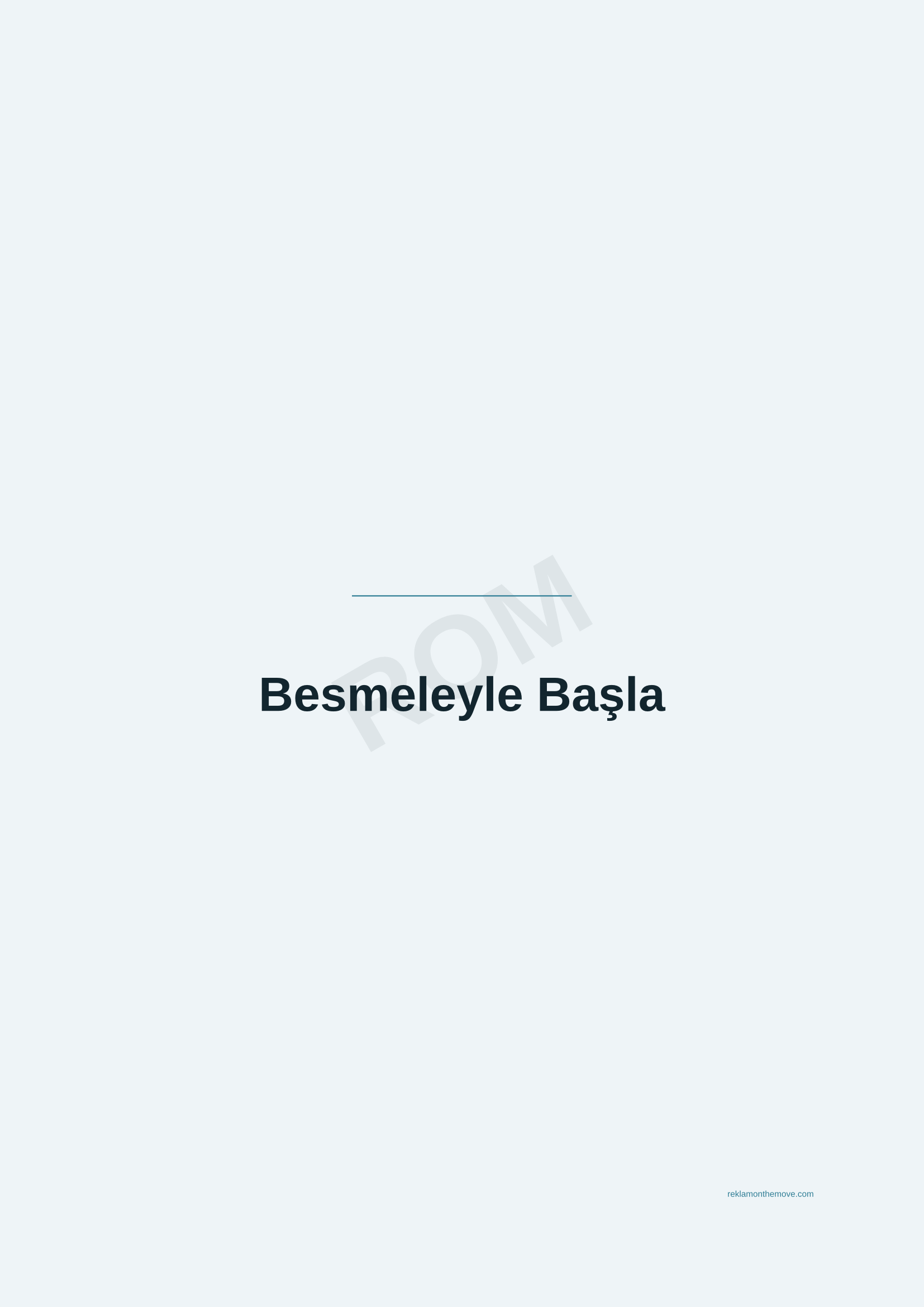 Besmeleyle Başla · Okyanus — ROM dijital ürün önizlemesi (filigranlı)