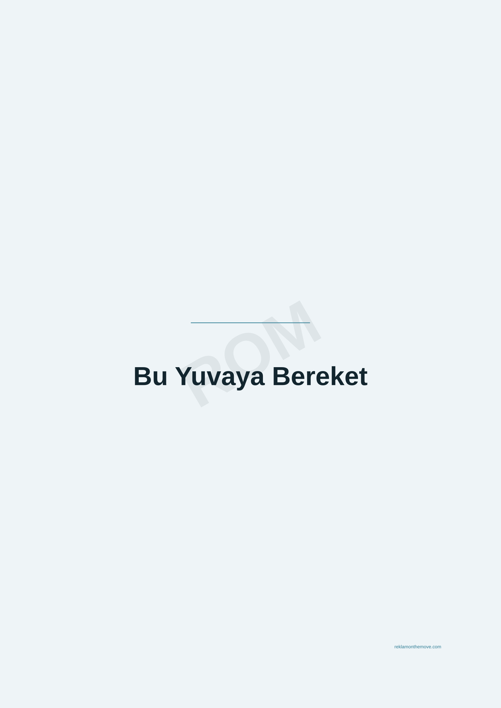 Bu Yuvaya Bereket · Okyanus — ROM dijital ürün önizlemesi (filigranlı)