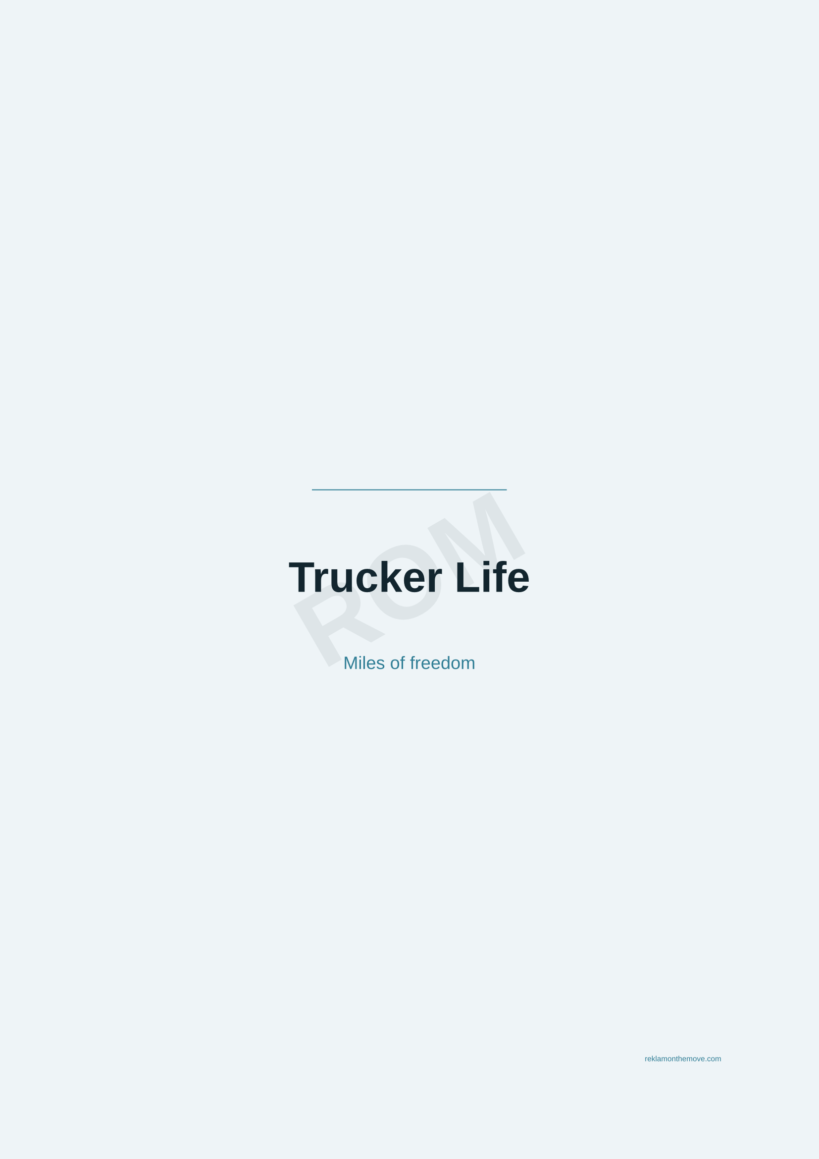 Trucker Life · Okyanus — ROM dijital ürün önizlemesi (filigranlı)