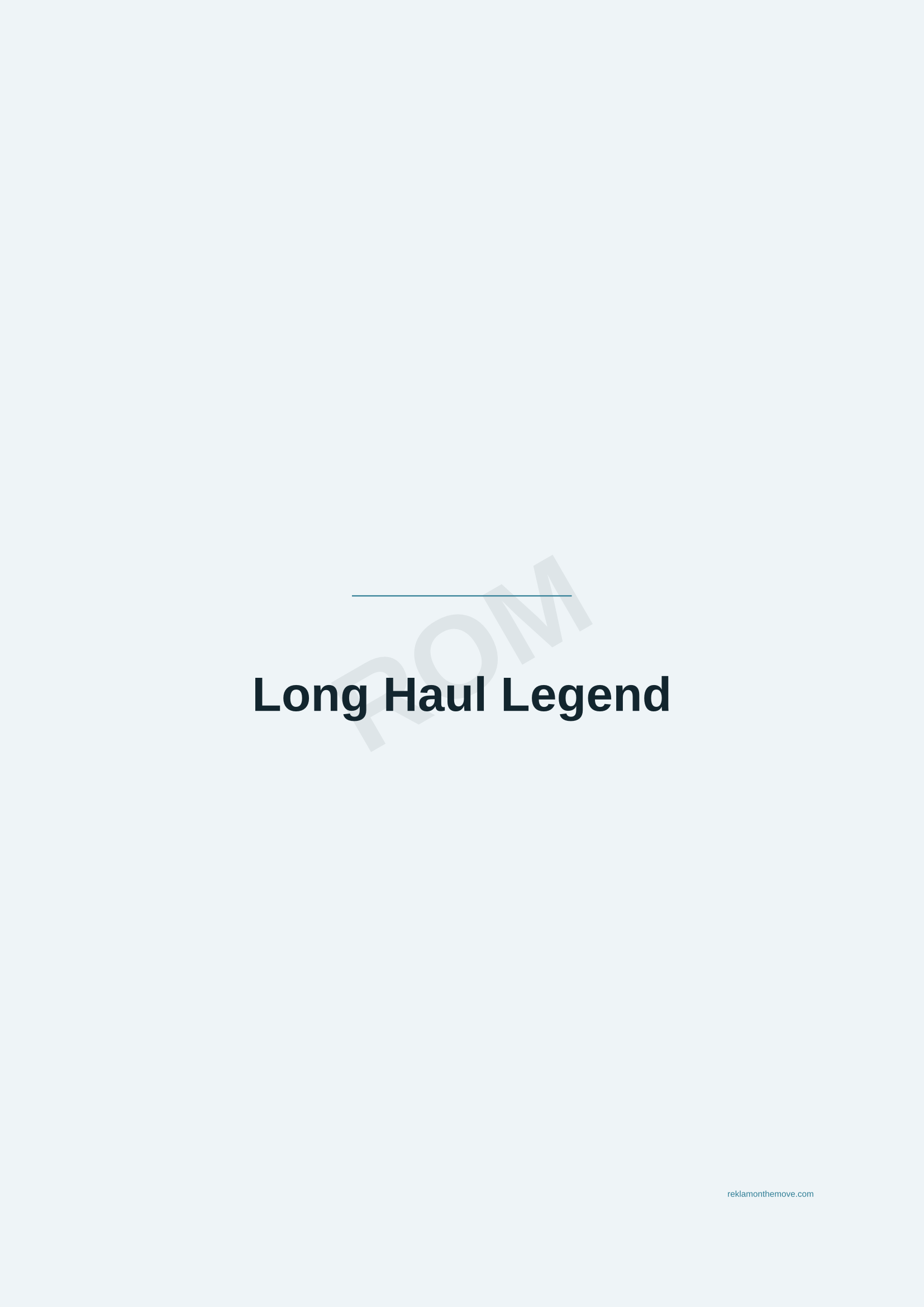 Long Haul Legend · Okyanus — ROM dijital ürün önizlemesi (filigranlı)