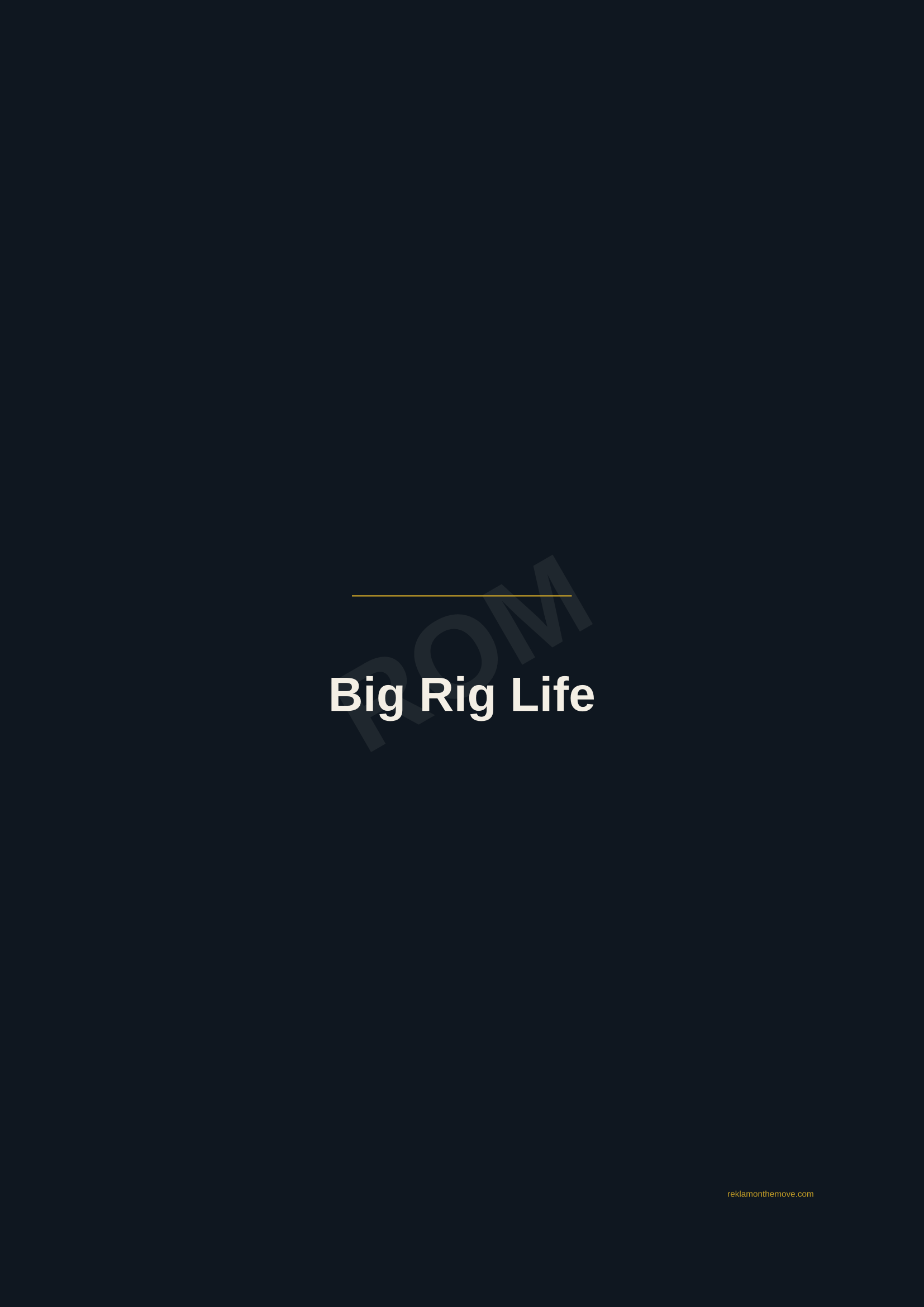 Big Rig Life · Gece — ROM dijital ürün önizlemesi (filigranlı)