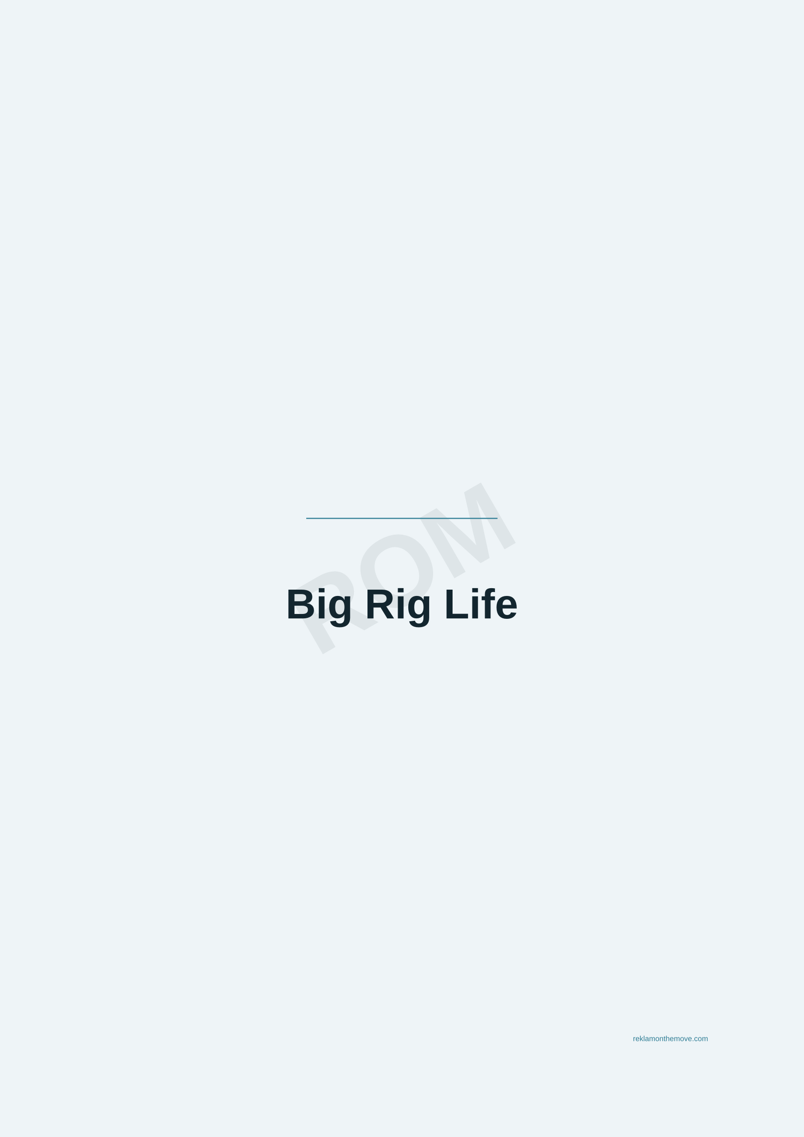 Big Rig Life · Okyanus — ROM dijital ürün önizlemesi (filigranlı)