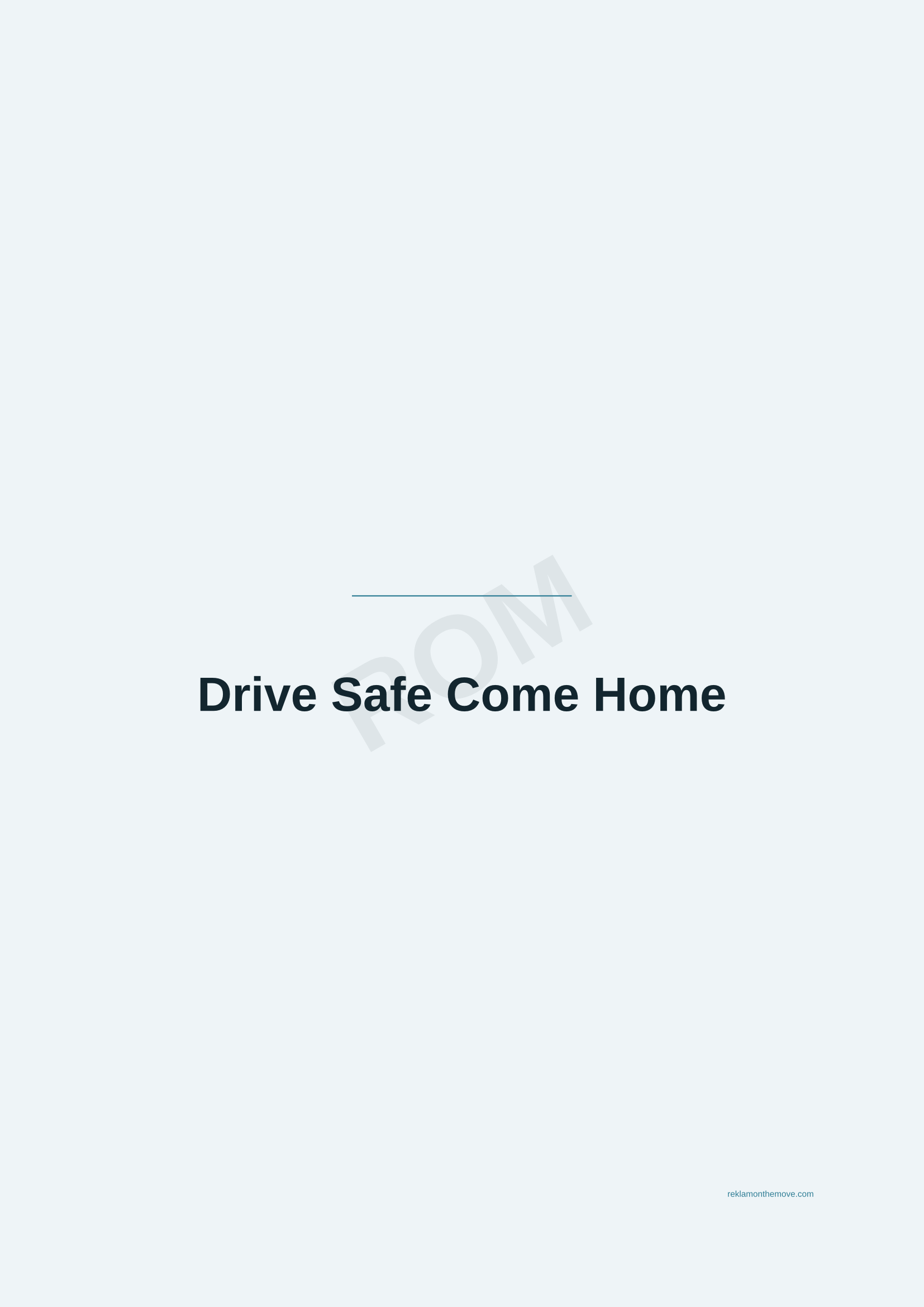 Drive Safe Come Home · Okyanus — ROM dijital ürün önizlemesi (filigranlı)