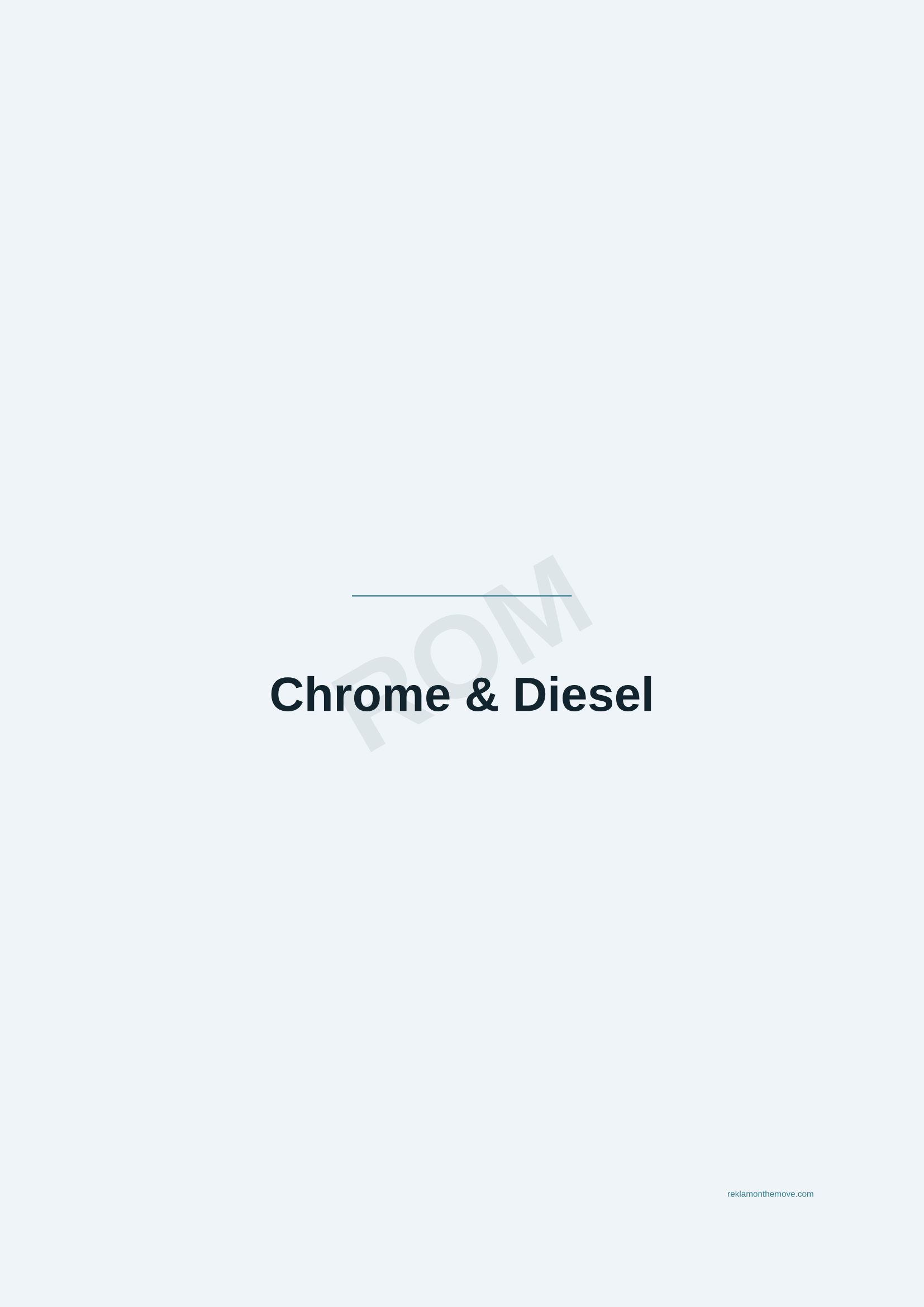Chrome & Diesel · Okyanus — ROM dijital ürün önizlemesi (filigranlı)