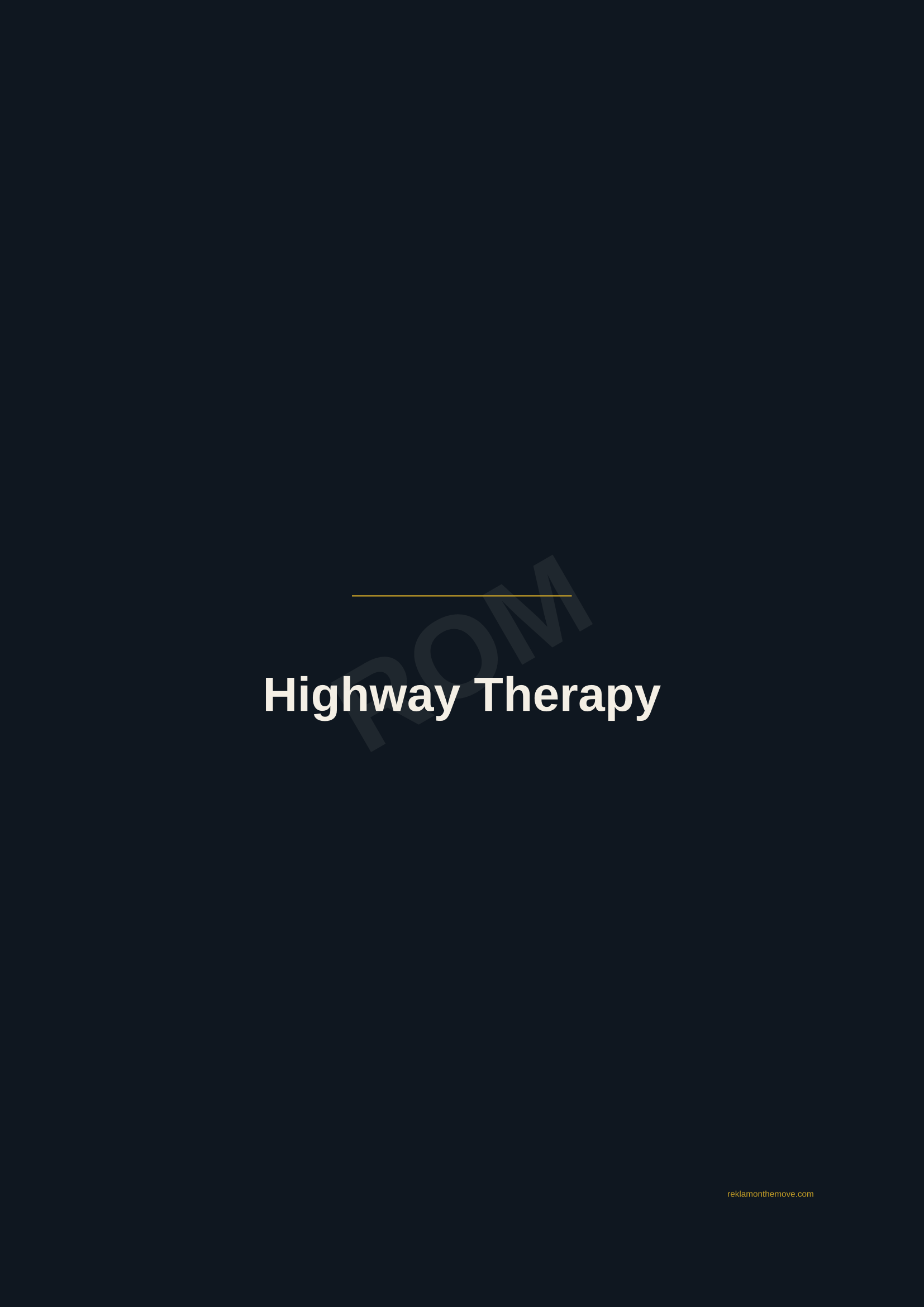 Highway Therapy · Gece — ROM dijital ürün önizlemesi (filigranlı)