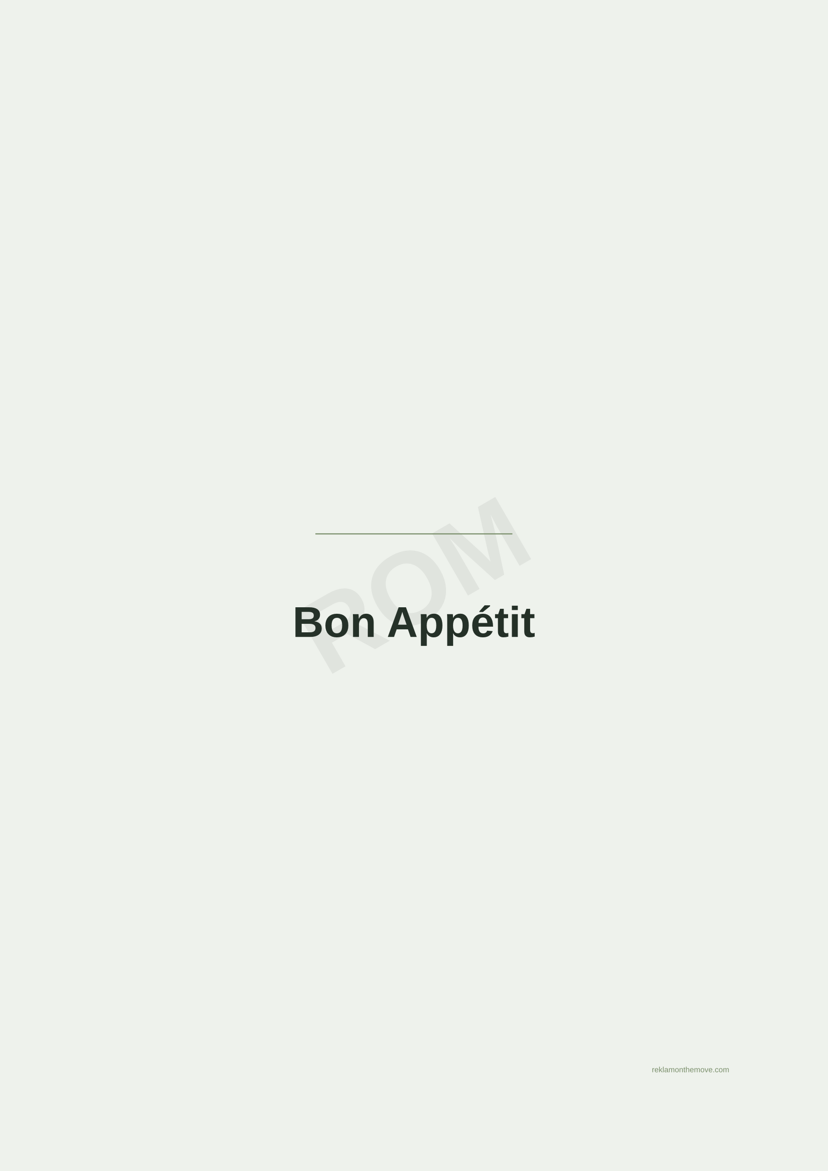 Bon Appétit · Adaçayı — ROM dijital ürün önizlemesi (filigranlı)