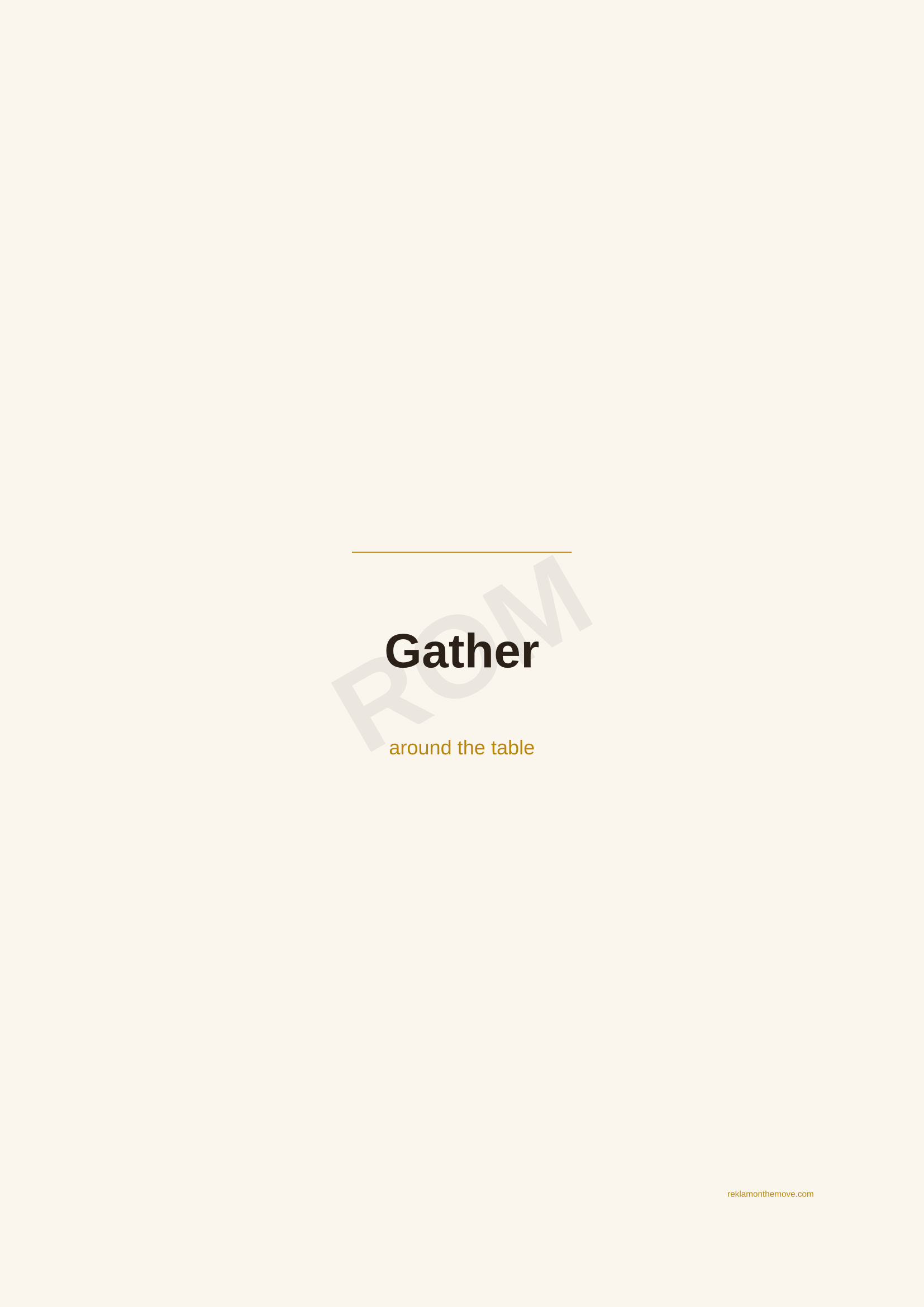 Gather · Espresso — ROM dijital ürün önizlemesi (filigranlı)