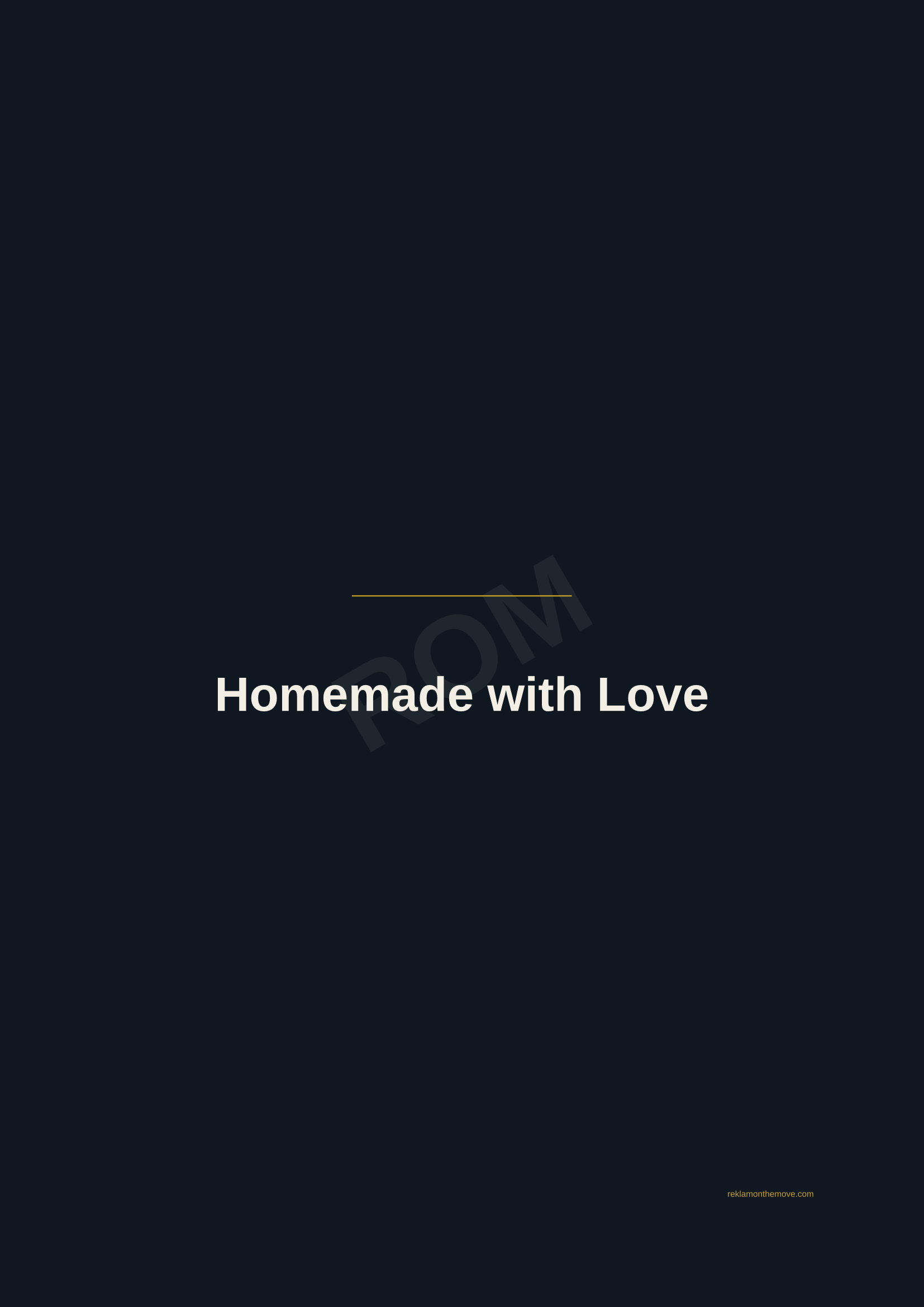 Homemade with Love · Gece — ROM dijital ürün önizlemesi (filigranlı)