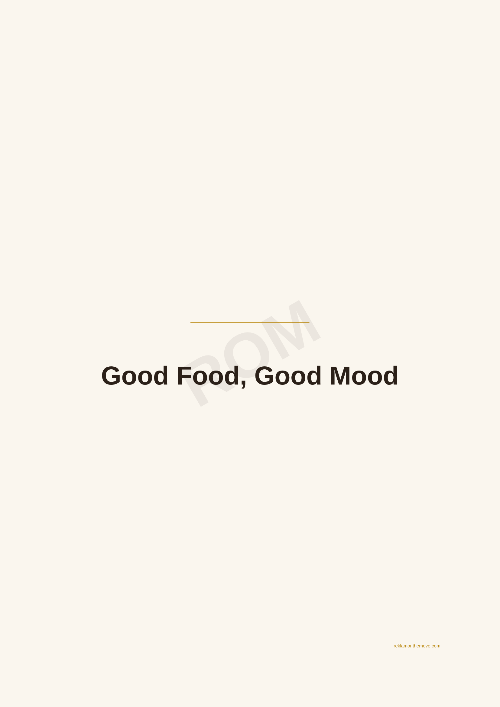Good Food, Good Mood · Espresso — ROM dijital ürün önizlemesi (filigranlı)