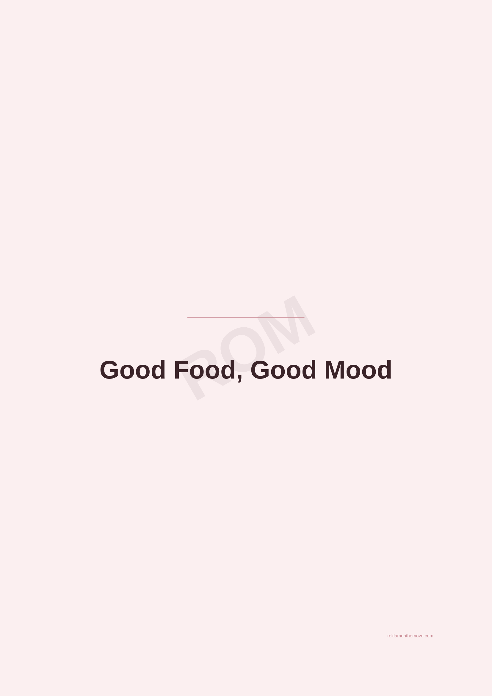 Good Food, Good Mood · Gül — ROM dijital ürün önizlemesi (filigranlı)