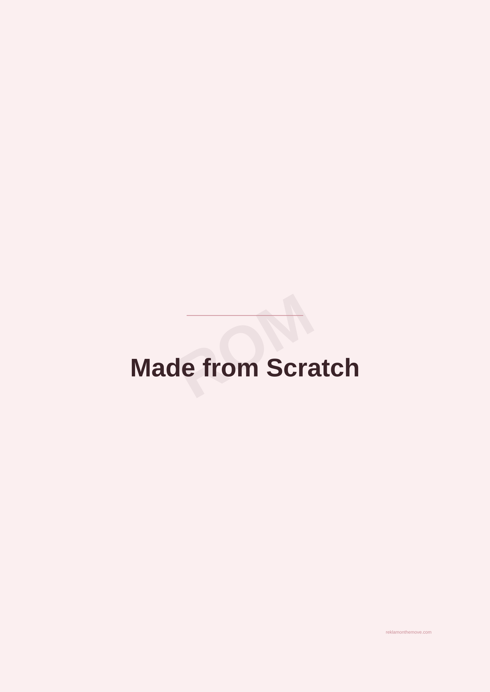 Made from Scratch · Gül — ROM dijital ürün önizlemesi (filigranlı)