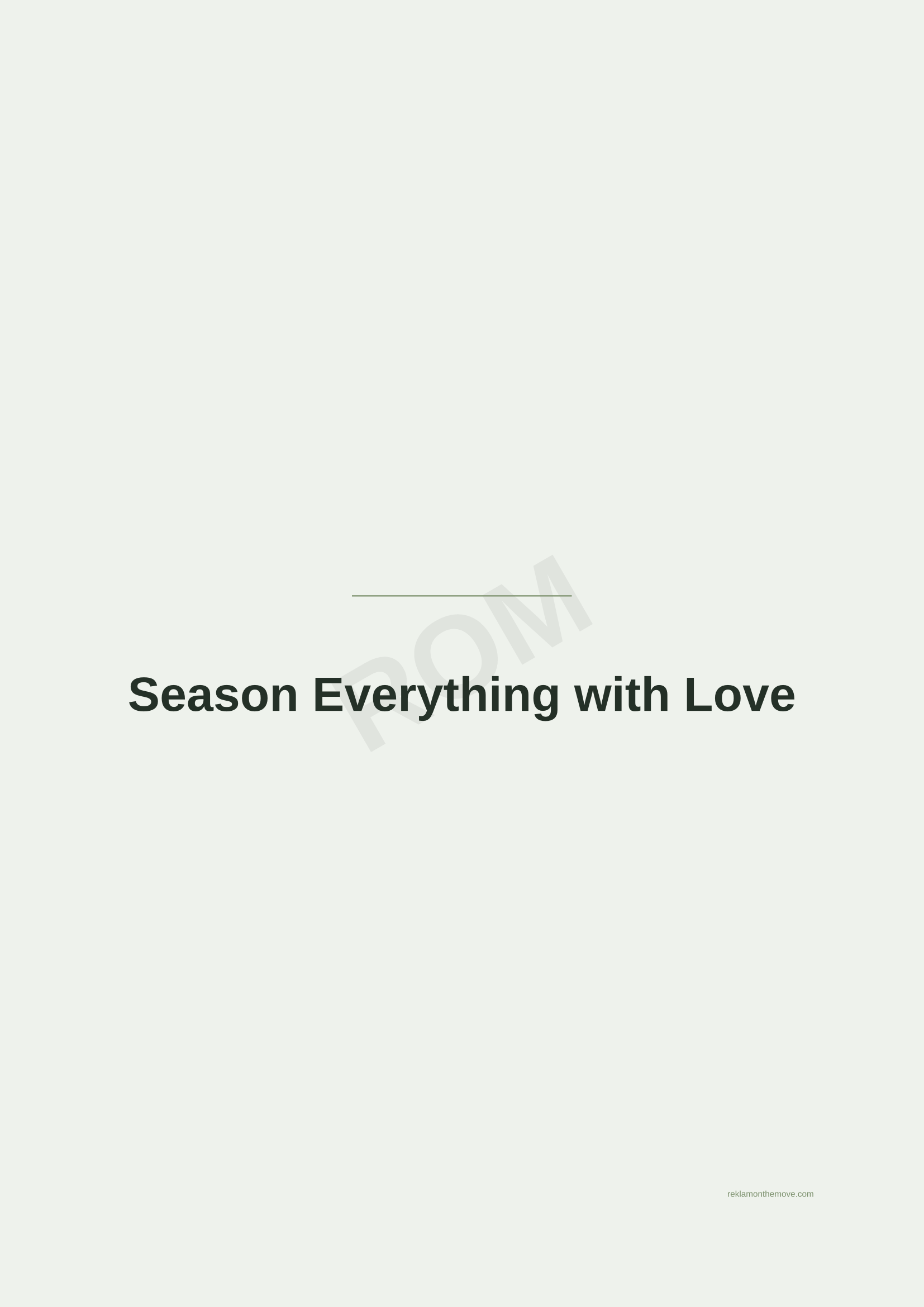 Season Everything with Love · Adaçayı — ROM dijital ürün önizlemesi (filigranlı)