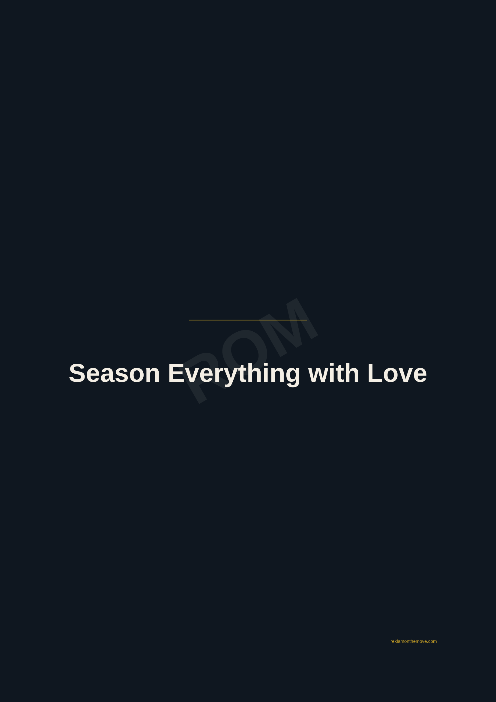 Season Everything with Love · Gece — ROM dijital ürün önizlemesi (filigranlı)
