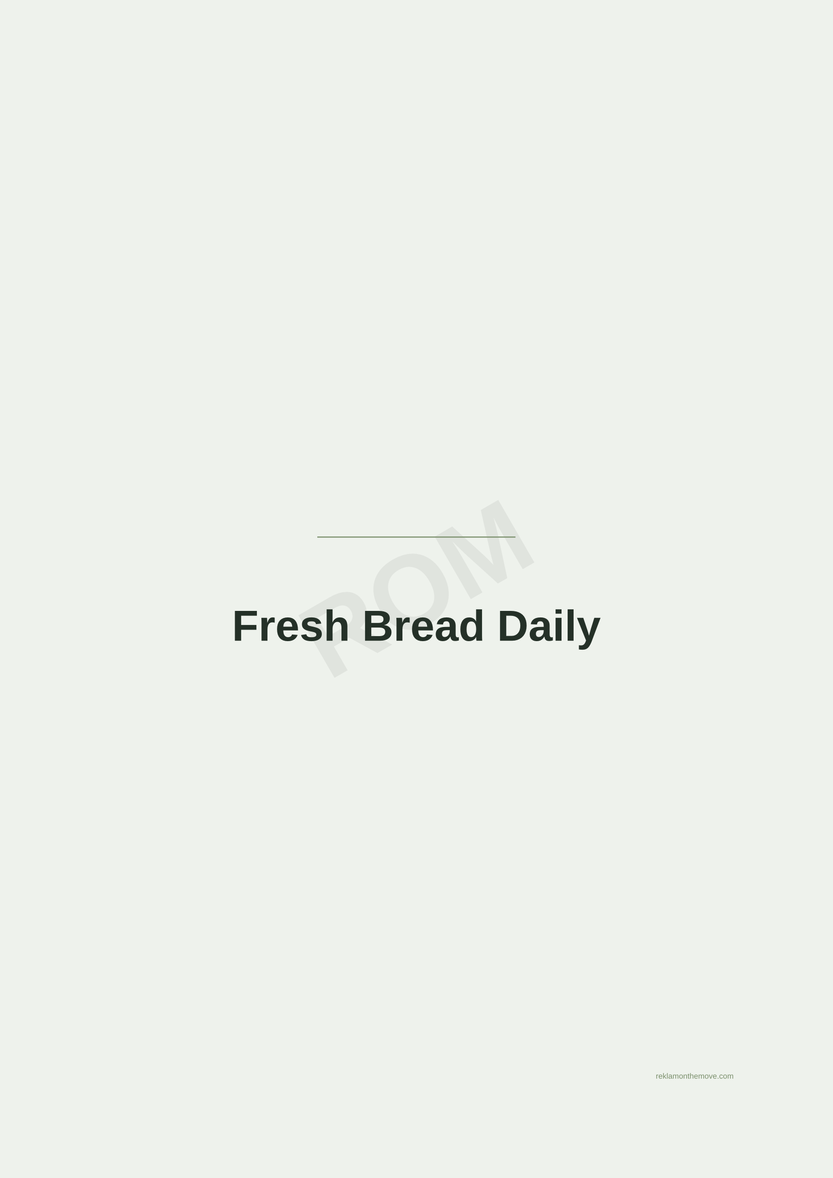 Fresh Bread Daily · Adaçayı — ROM dijital ürün önizlemesi (filigranlı)