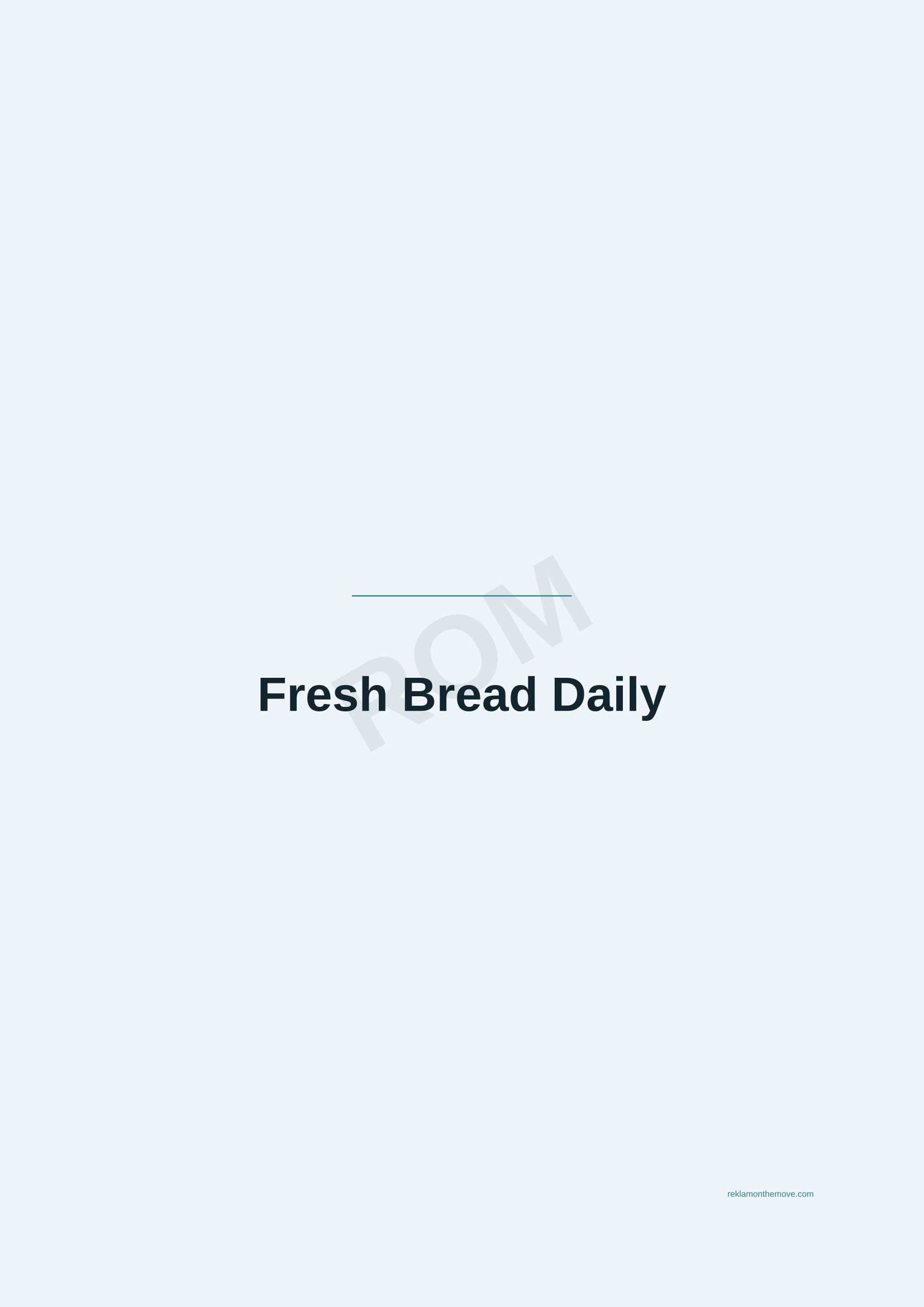 Fresh Bread Daily · Okyanus — ROM dijital ürün önizlemesi (filigranlı)