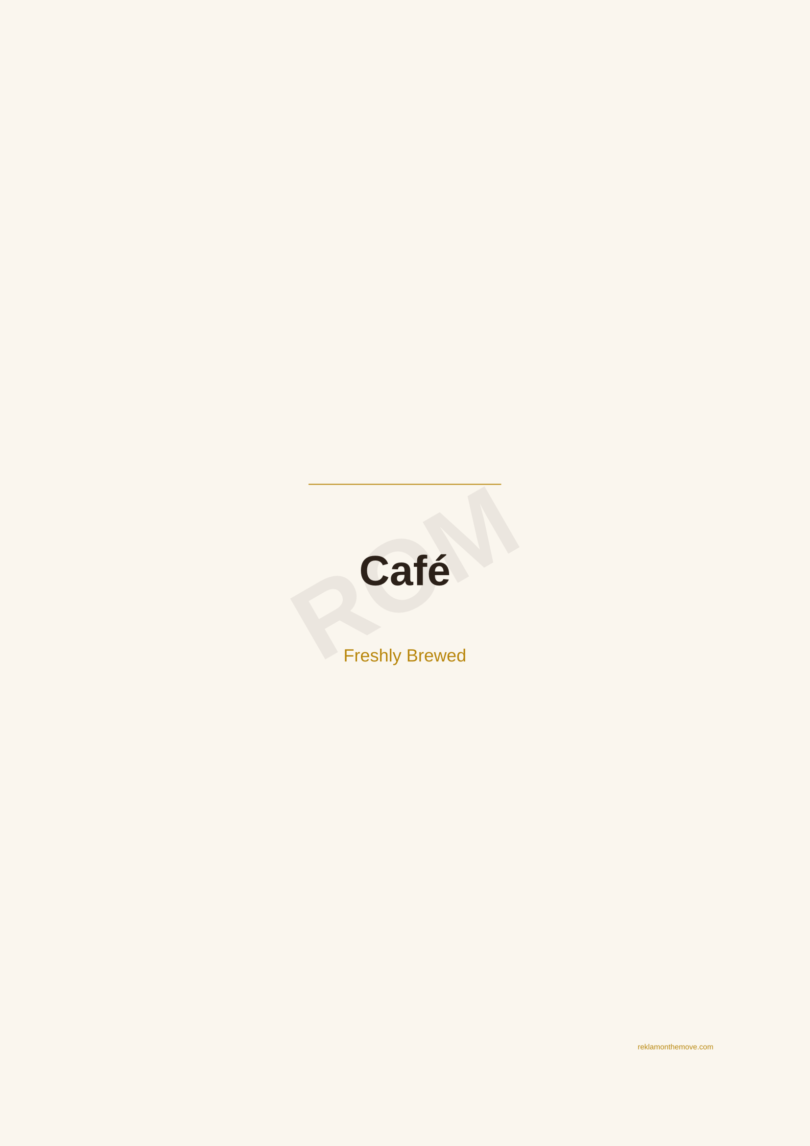 Café · Espresso — ROM dijital ürün önizlemesi (filigranlı)