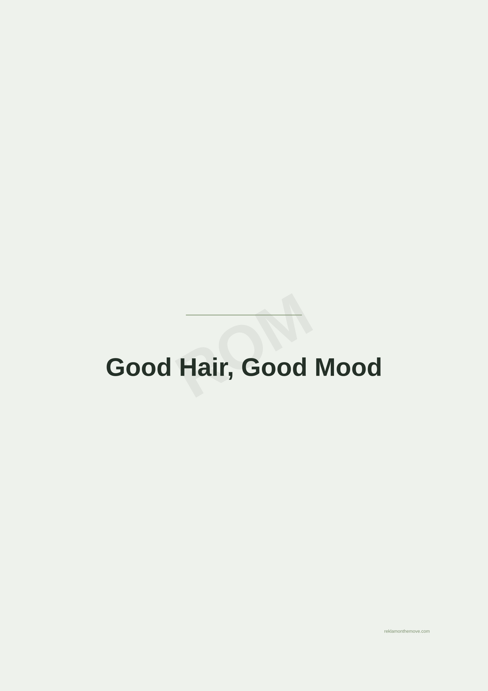 Good Hair, Good Mood · Adaçayı — ROM dijital ürün önizlemesi (filigranlı)