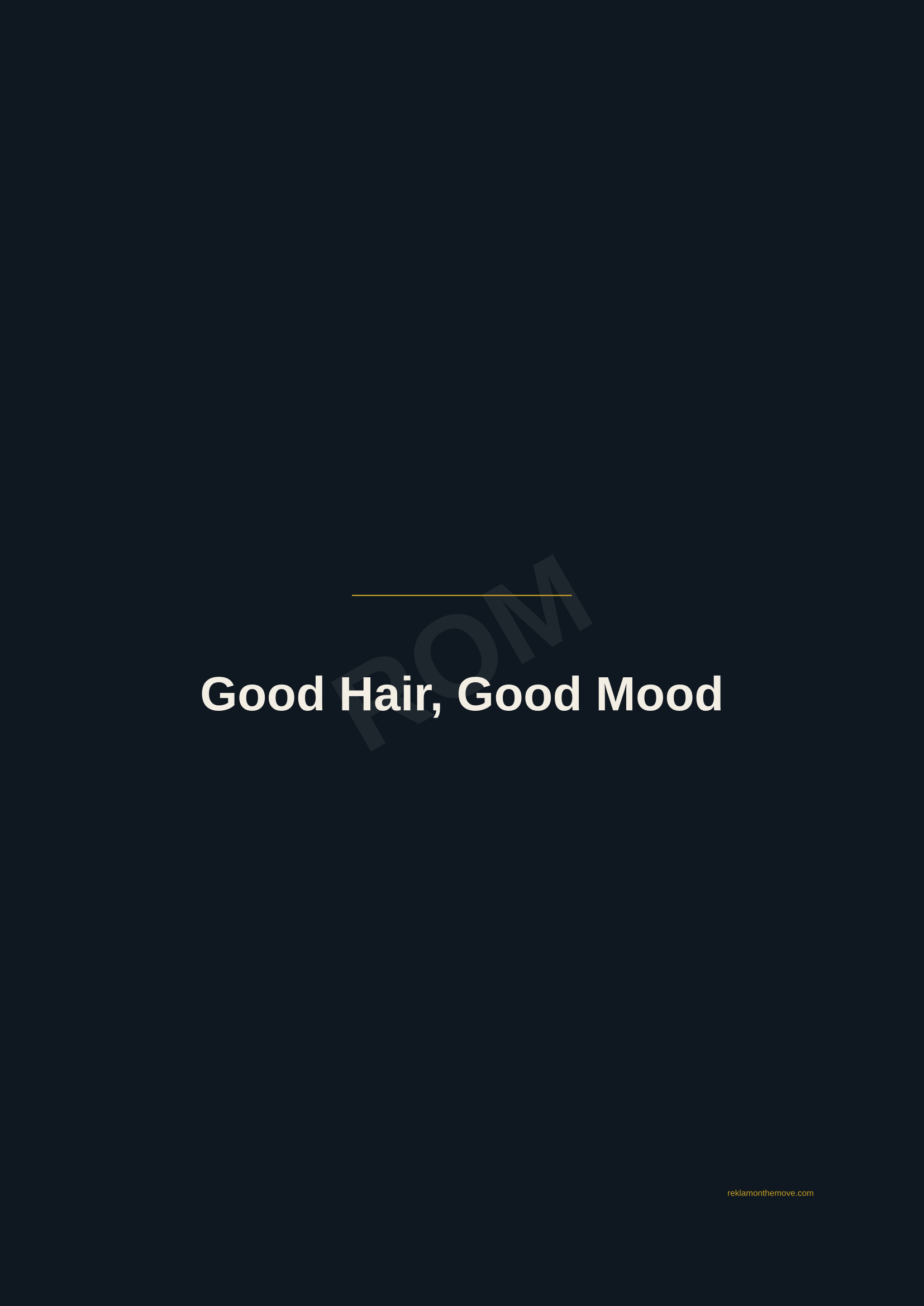 Good Hair, Good Mood · Gece — ROM dijital ürün önizlemesi (filigranlı)
