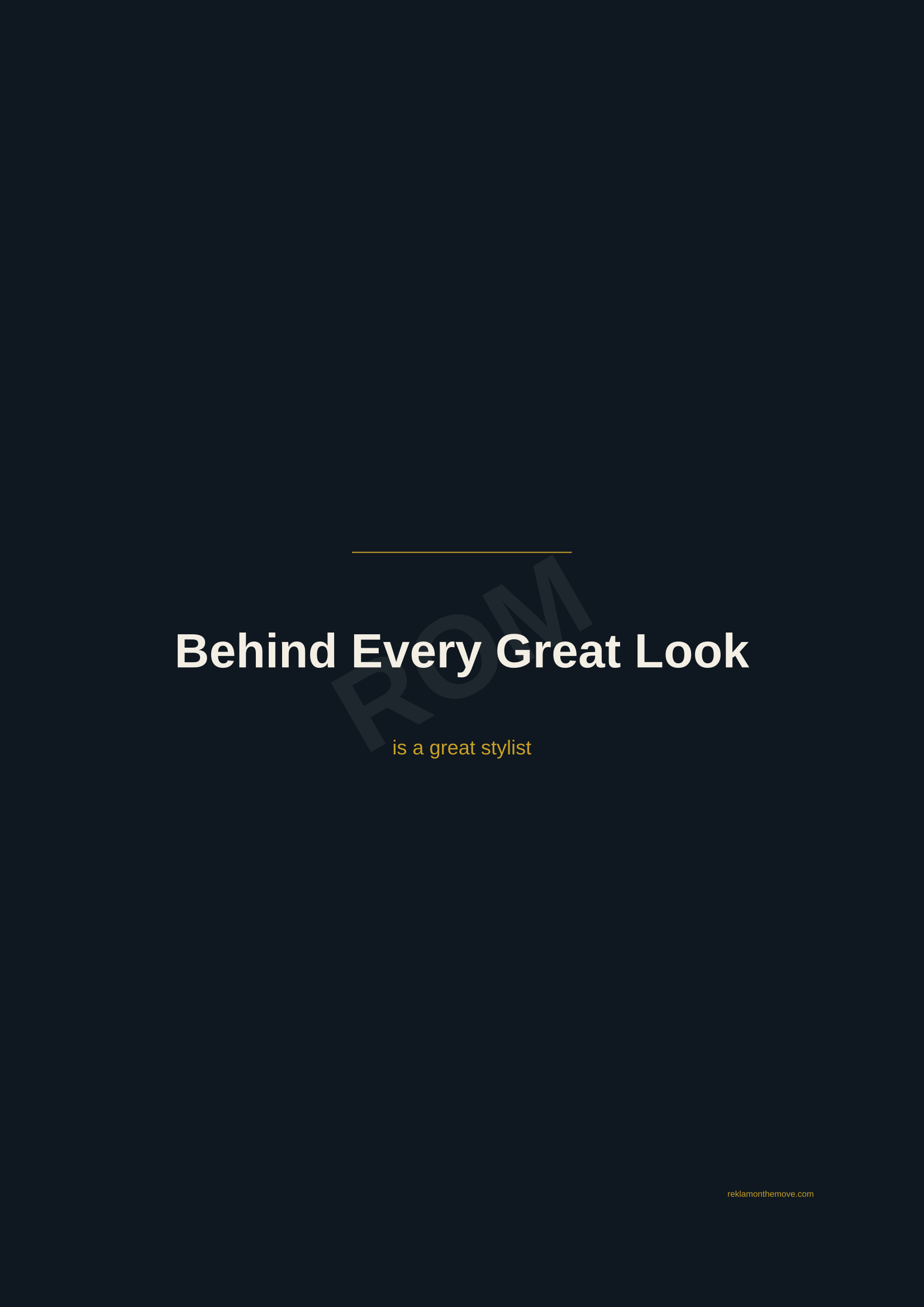 Behind Every Great Look · Gece — ROM dijital ürün önizlemesi (filigranlı)