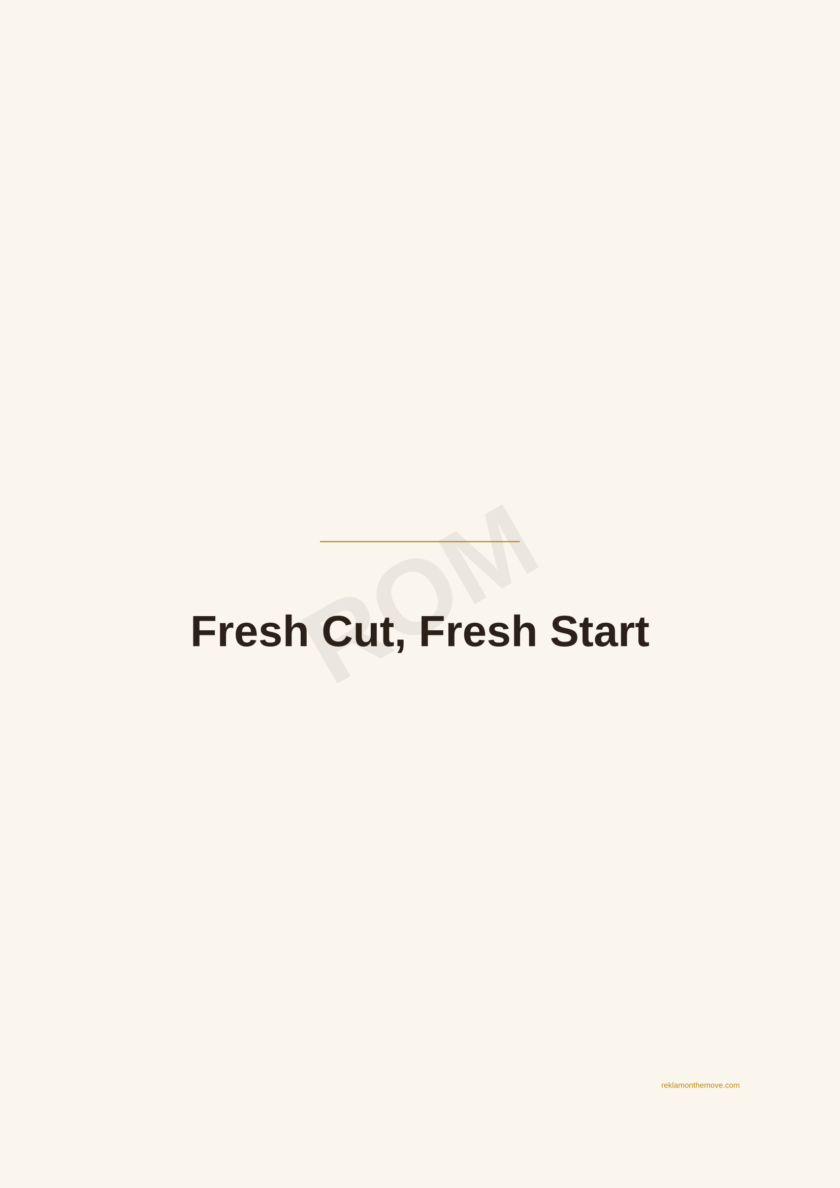 Fresh Cut, Fresh Start · Espresso — ROM dijital ürün önizlemesi (filigranlı)