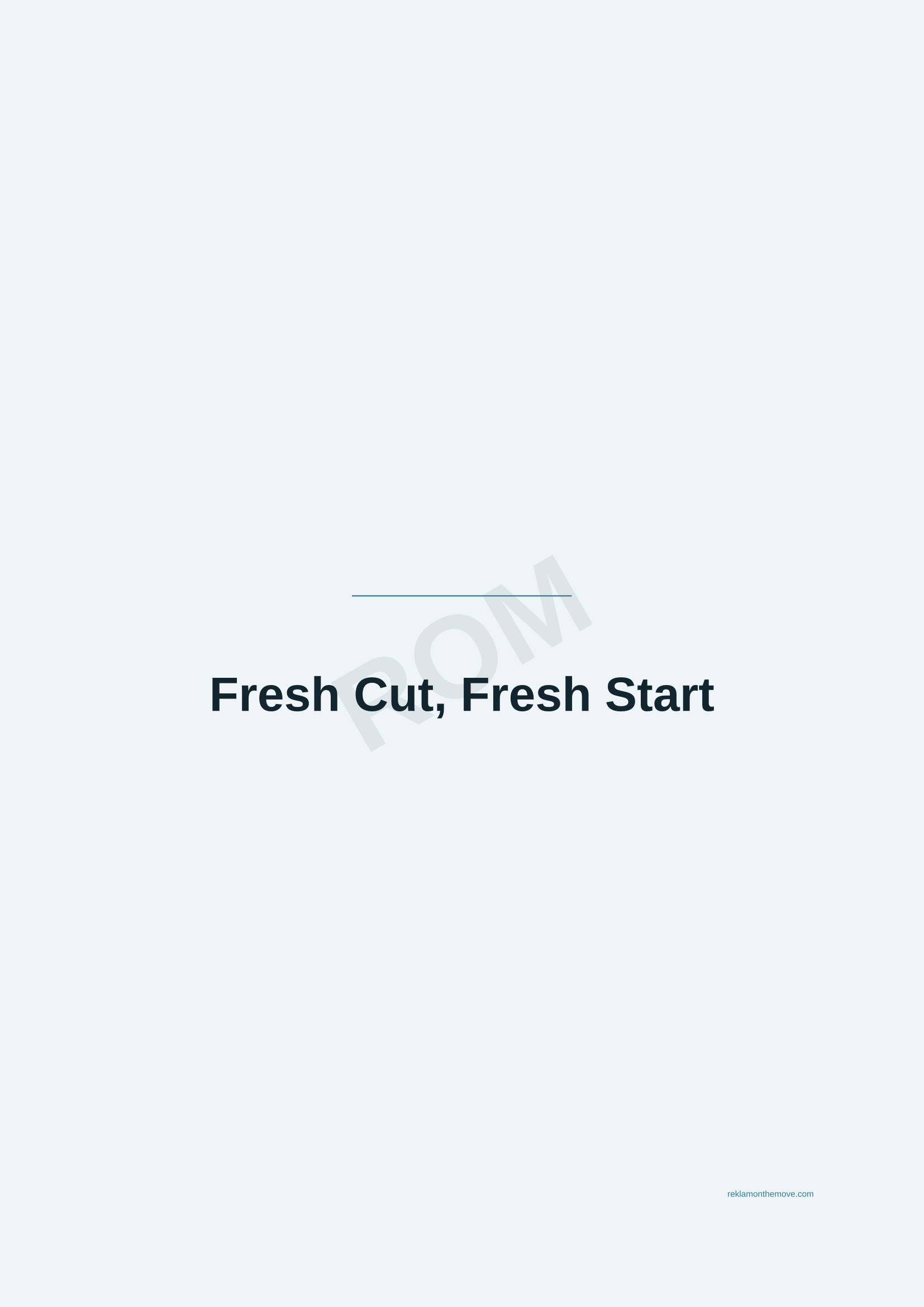 Fresh Cut, Fresh Start · Okyanus — ROM dijital ürün önizlemesi (filigranlı)