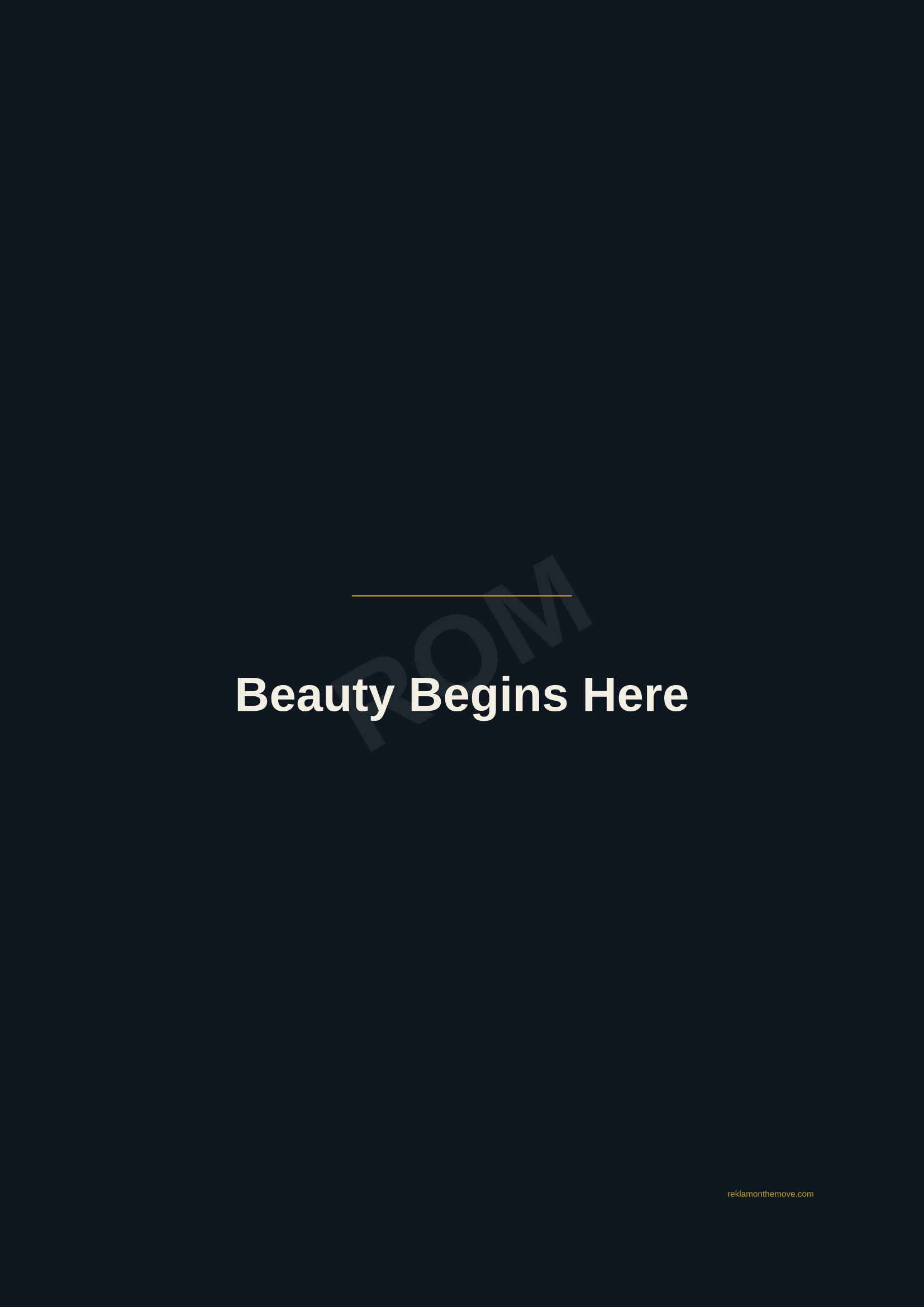 Beauty Begins Here · Gece — ROM dijital ürün önizlemesi (filigranlı)