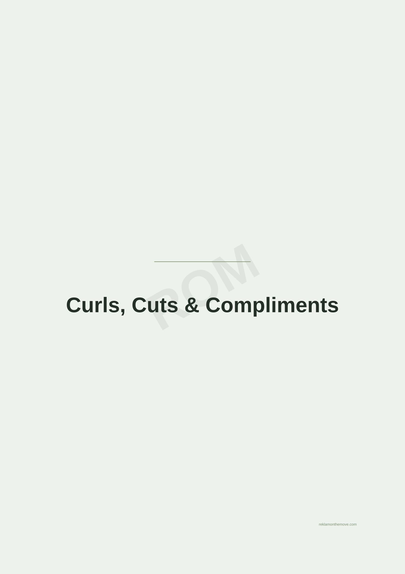 Curls, Cuts & Compliments · Adaçayı — ROM dijital ürün önizlemesi (filigranlı)
