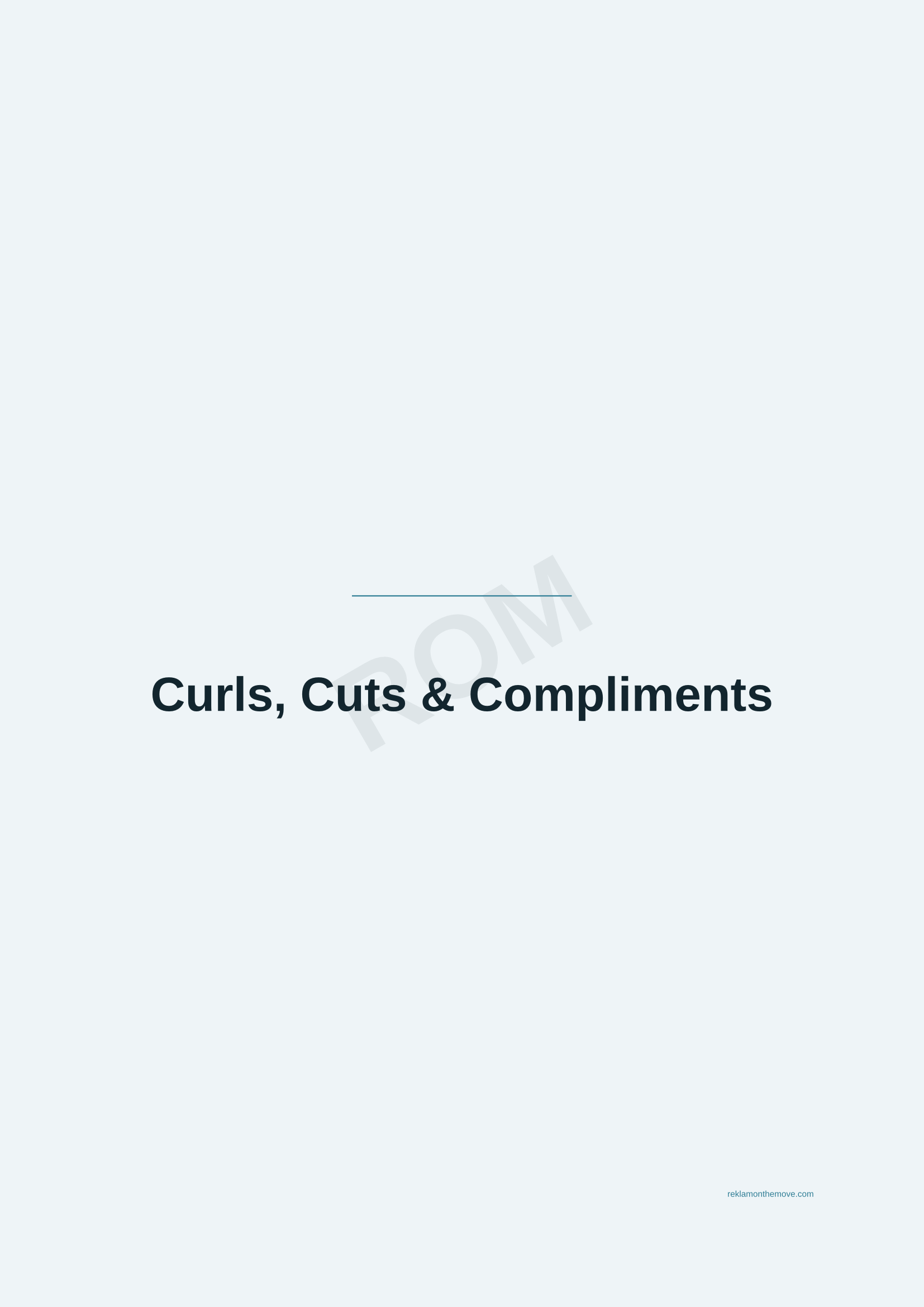 Curls, Cuts & Compliments · Okyanus — ROM dijital ürün önizlemesi (filigranlı)