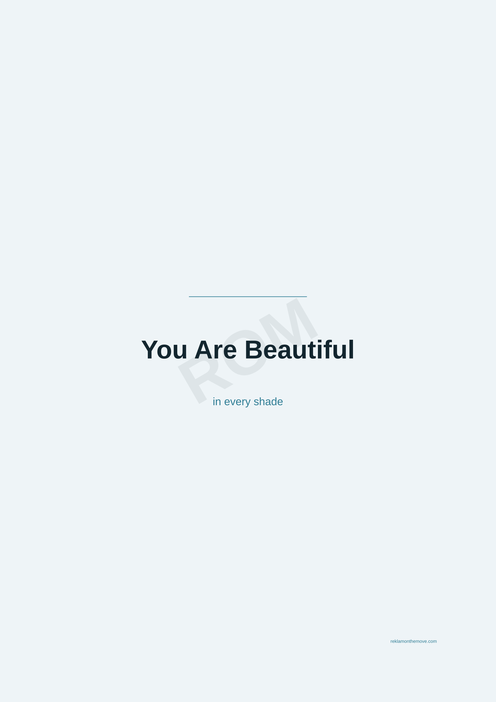 You Are Beautiful · Okyanus — ROM dijital ürün önizlemesi (filigranlı)