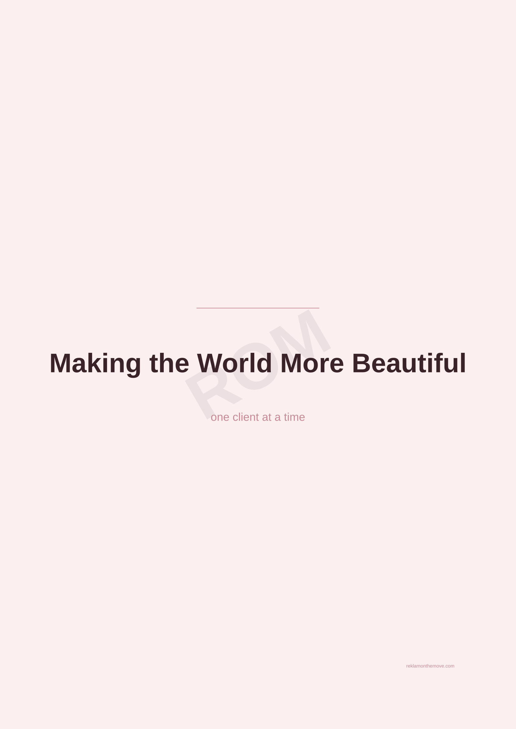 Making the World More Beautiful · Gül — ROM dijital ürün önizlemesi (filigranlı)