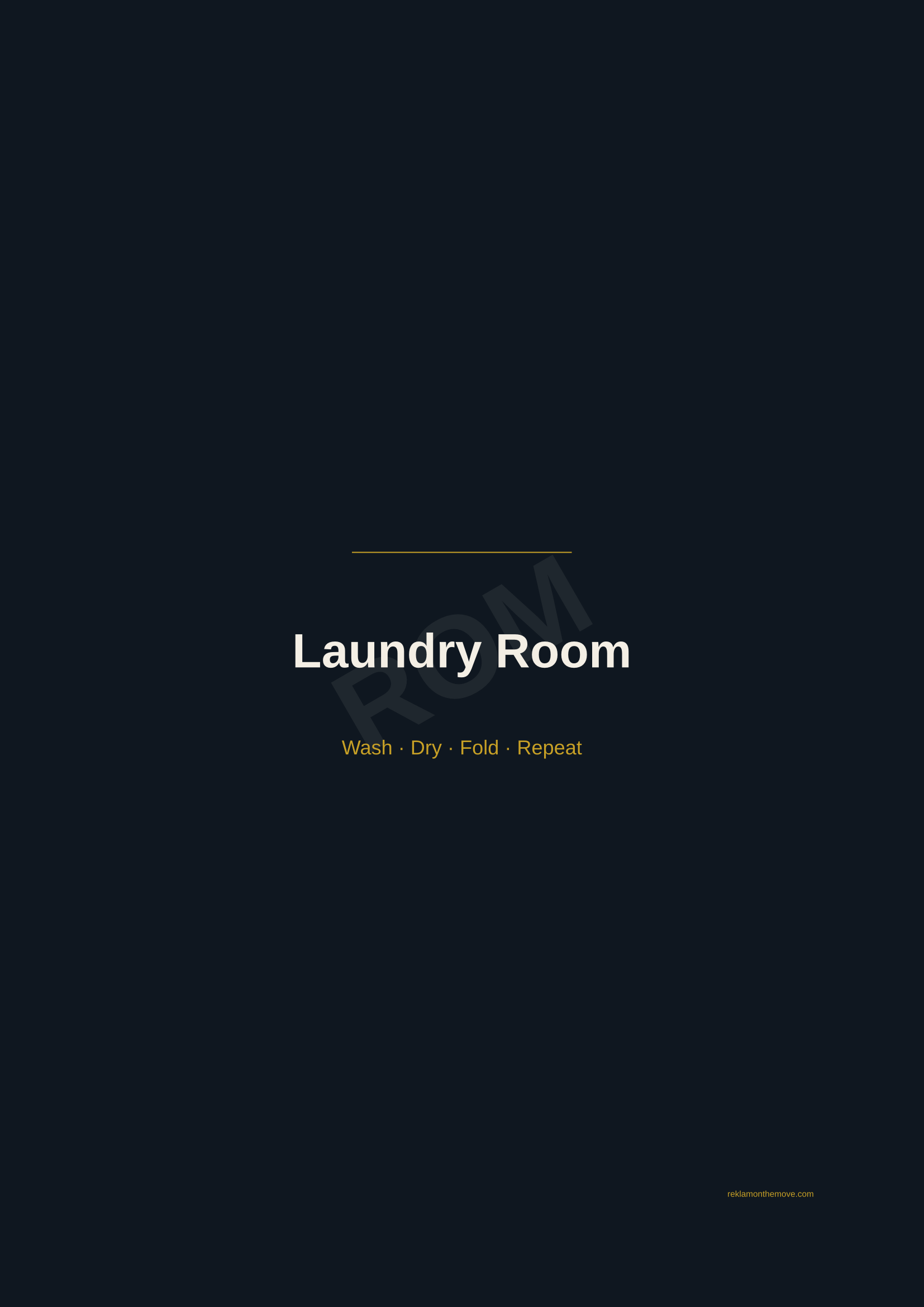 Laundry Room · Gece — ROM dijital ürün önizlemesi (filigranlı)