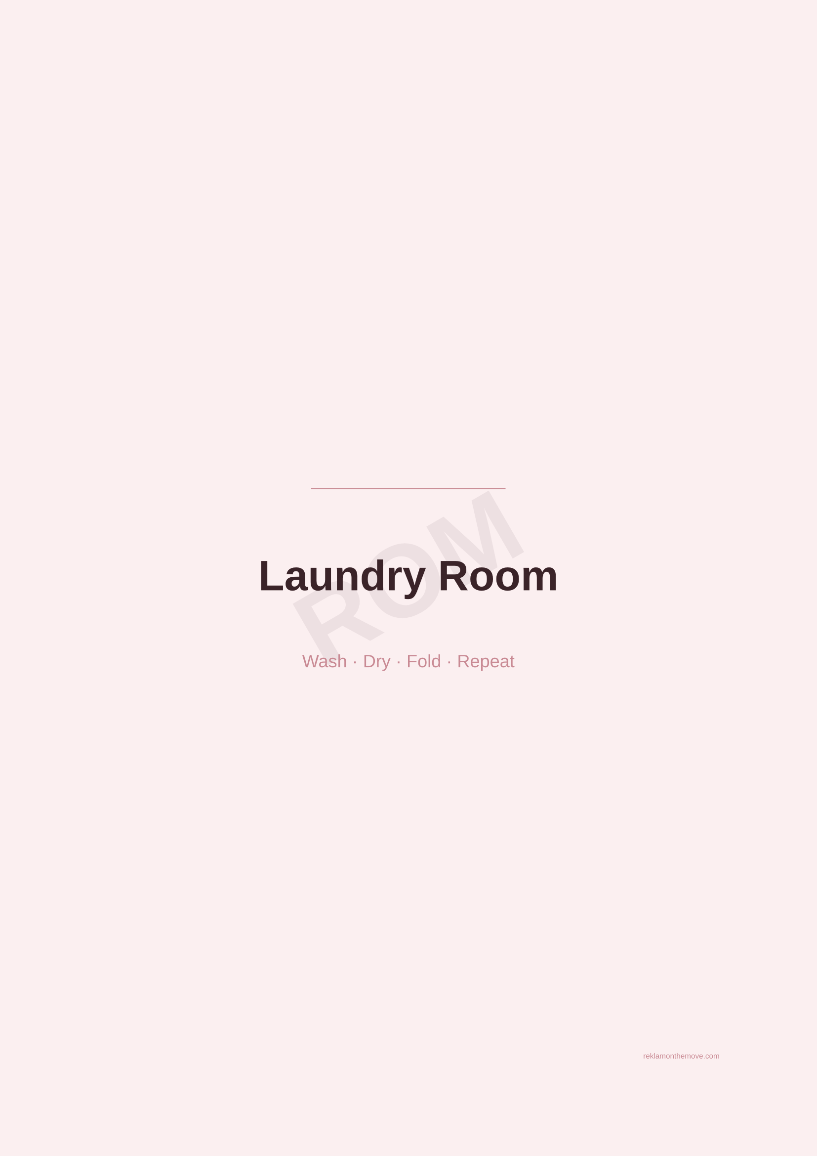 Laundry Room · Gül — ROM dijital ürün önizlemesi (filigranlı)