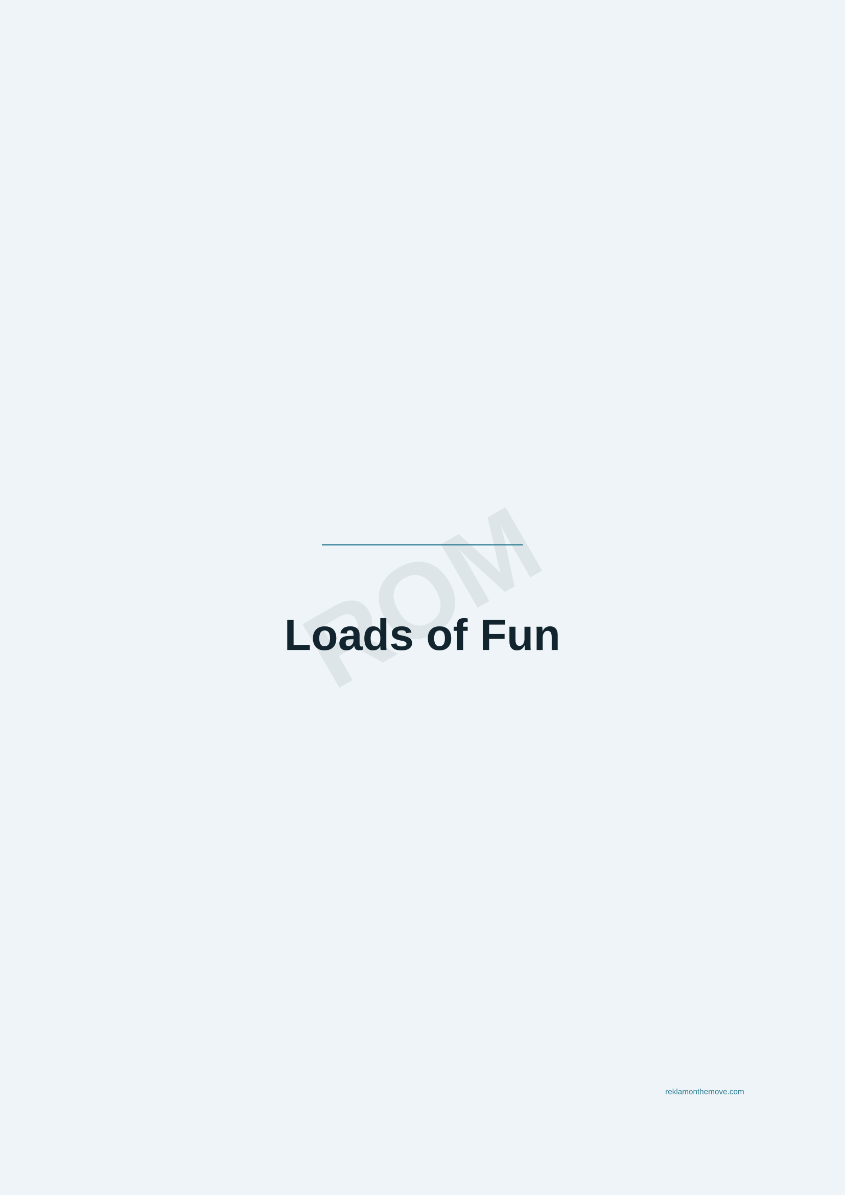 Loads of Fun · Okyanus — ROM dijital ürün önizlemesi (filigranlı)