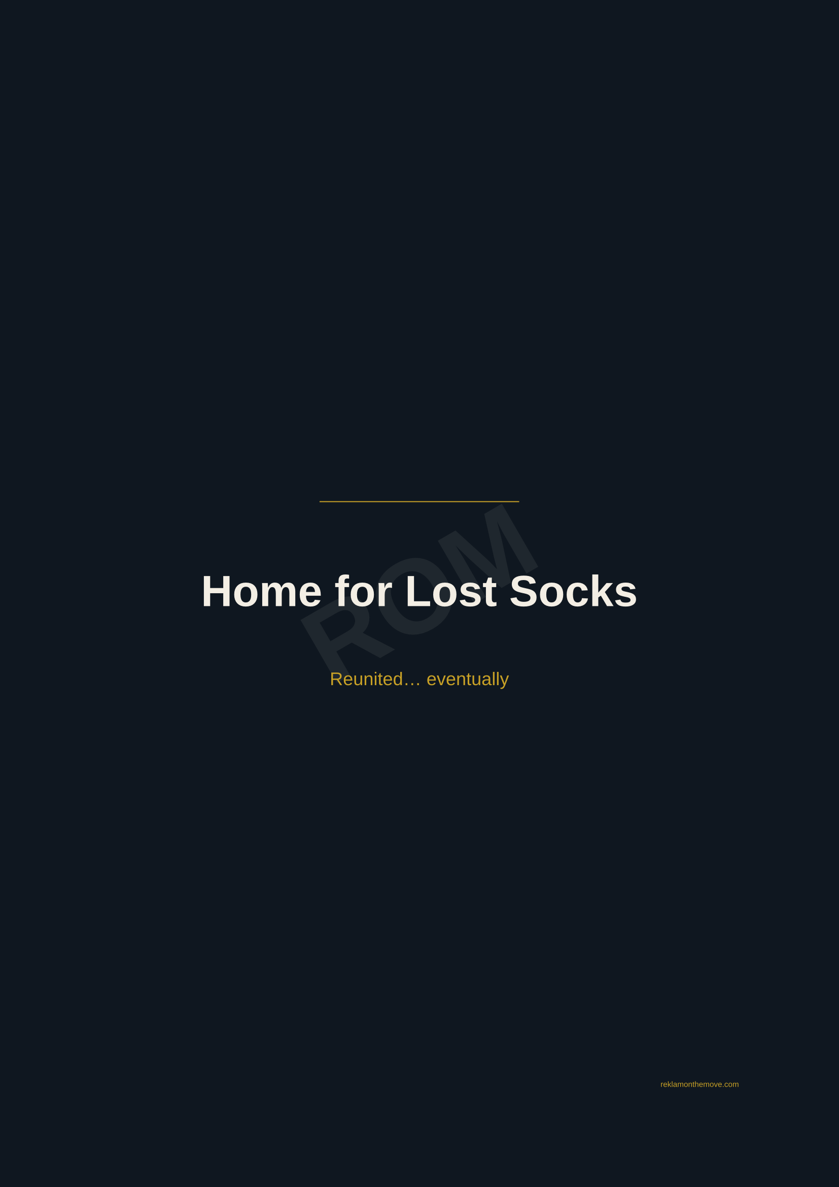 Home for Lost Socks · Gece — ROM dijital ürün önizlemesi (filigranlı)