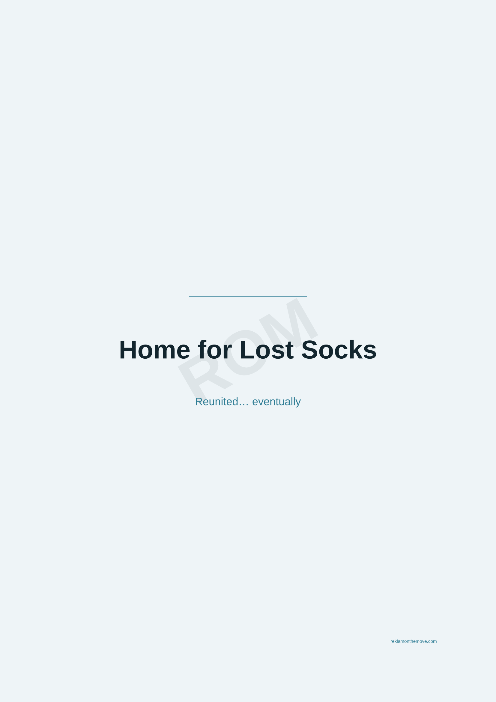 Home for Lost Socks · Okyanus — ROM dijital ürün önizlemesi (filigranlı)