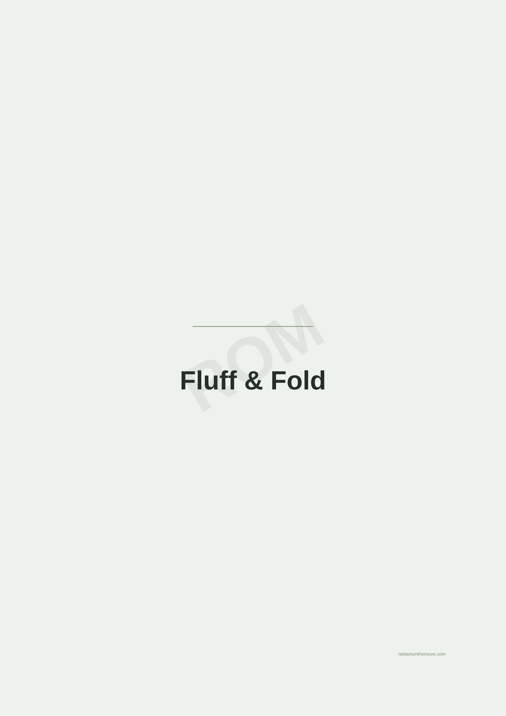 Fluff & Fold · Adaçayı — ROM dijital ürün önizlemesi (filigranlı)