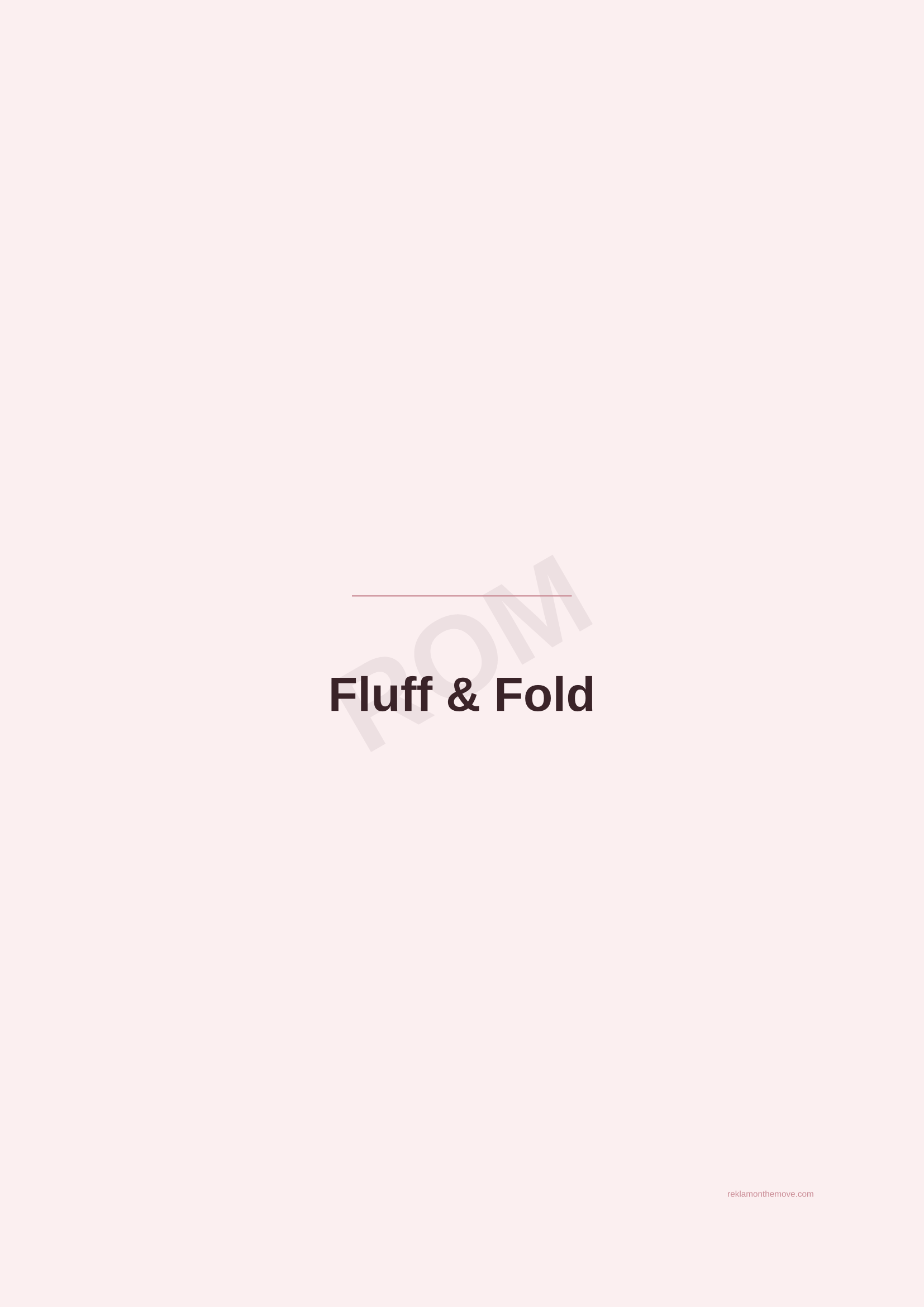 Fluff & Fold · Gül — ROM dijital ürün önizlemesi (filigranlı)