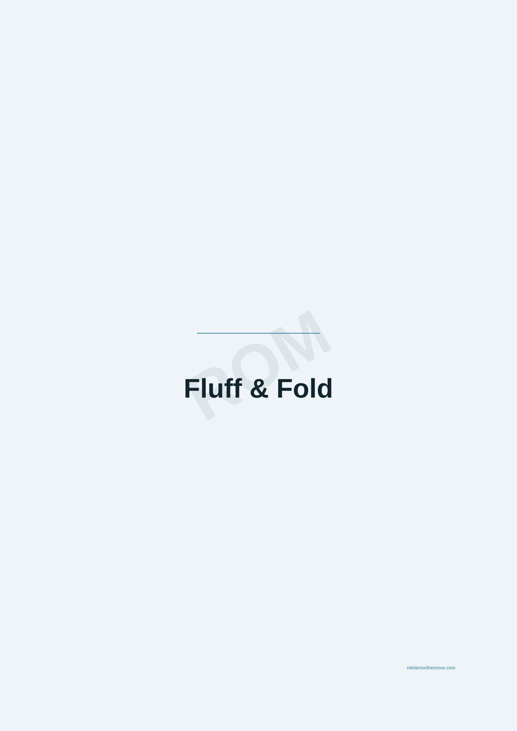 Fluff & Fold · Okyanus — ROM dijital ürün önizlemesi (filigranlı)
