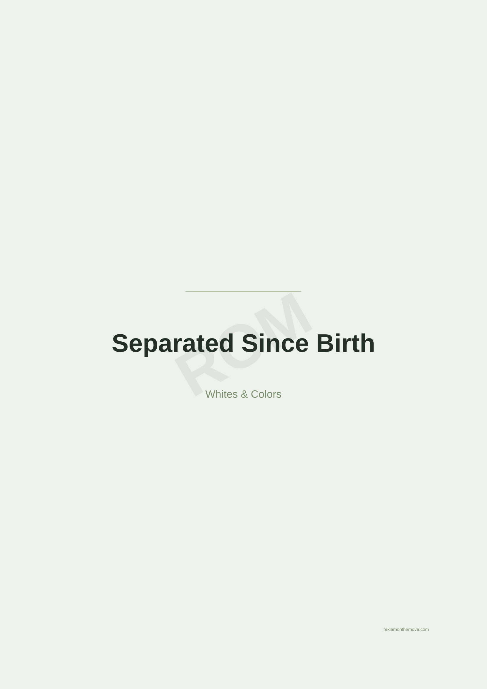 Separated Since Birth · Adaçayı — ROM dijital ürün önizlemesi (filigranlı)