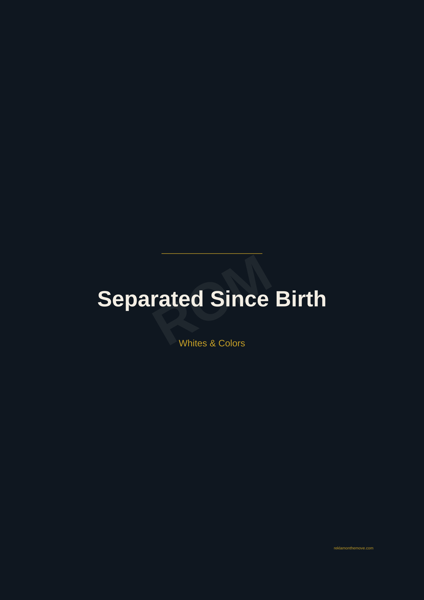 Separated Since Birth · Gece — ROM dijital ürün önizlemesi (filigranlı)