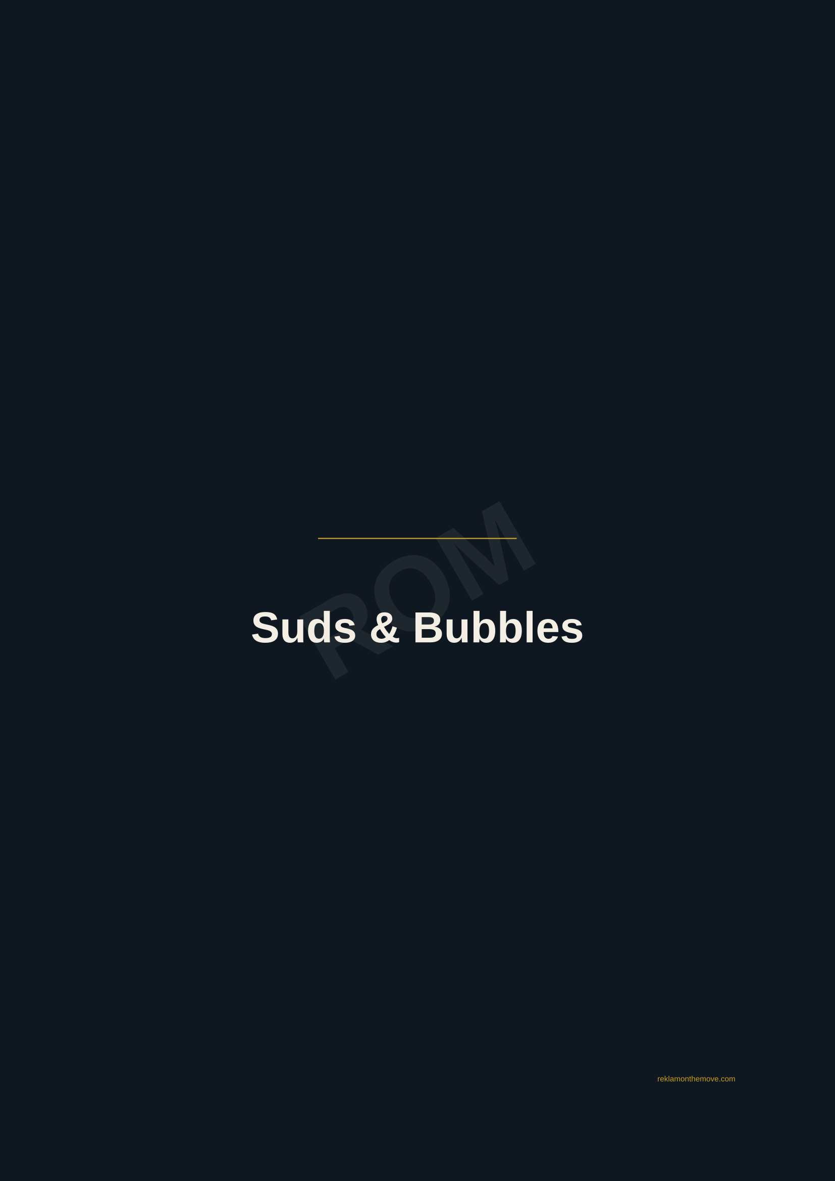 Suds & Bubbles · Gece — ROM dijital ürün önizlemesi (filigranlı)