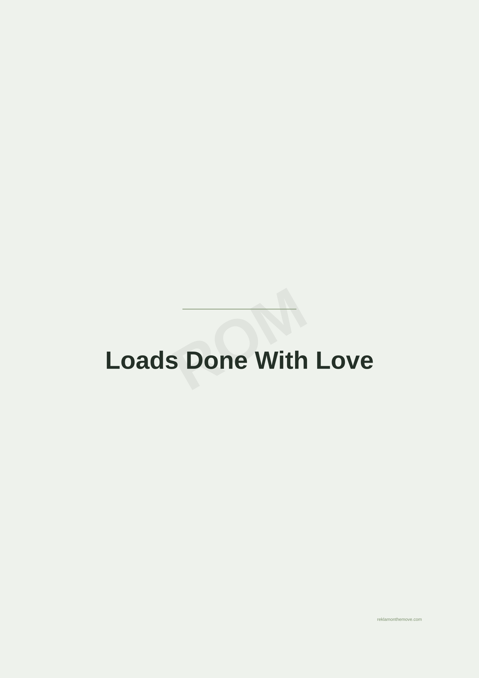 Loads Done With Love · Adaçayı — ROM dijital ürün önizlemesi (filigranlı)