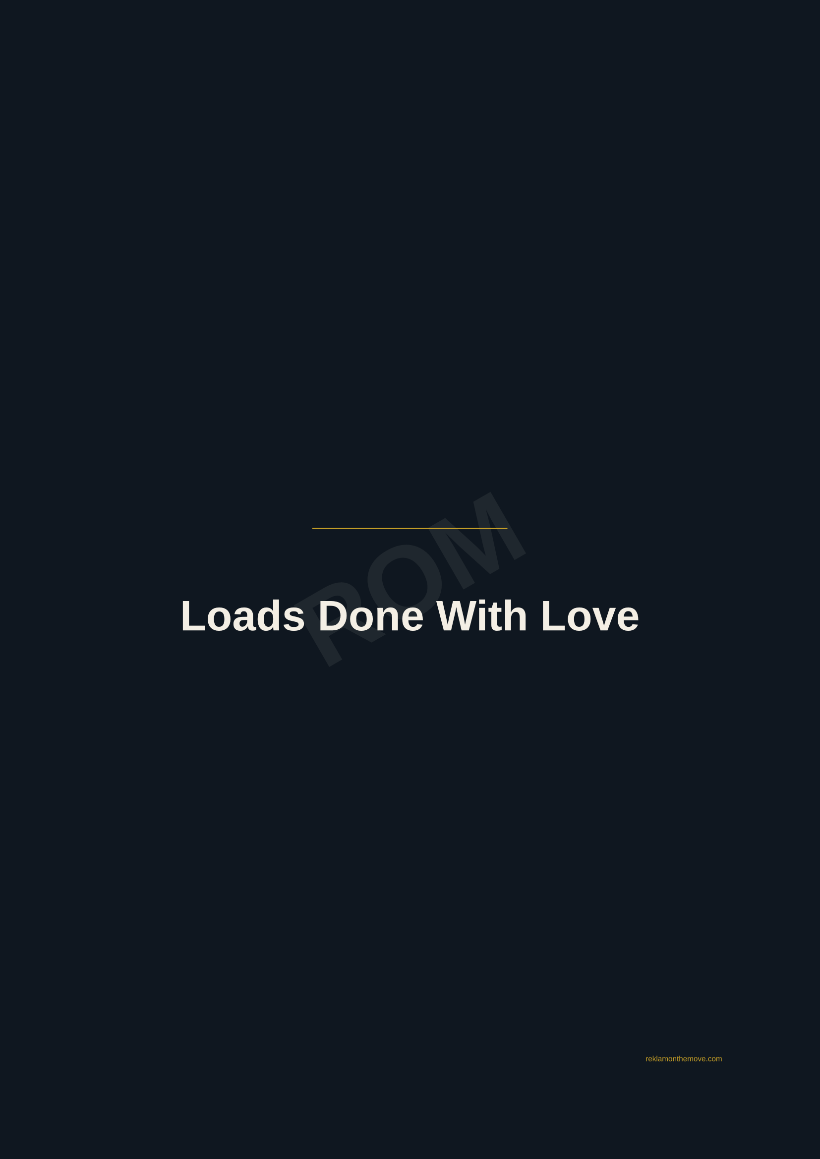 Loads Done With Love · Gece — ROM dijital ürün önizlemesi (filigranlı)