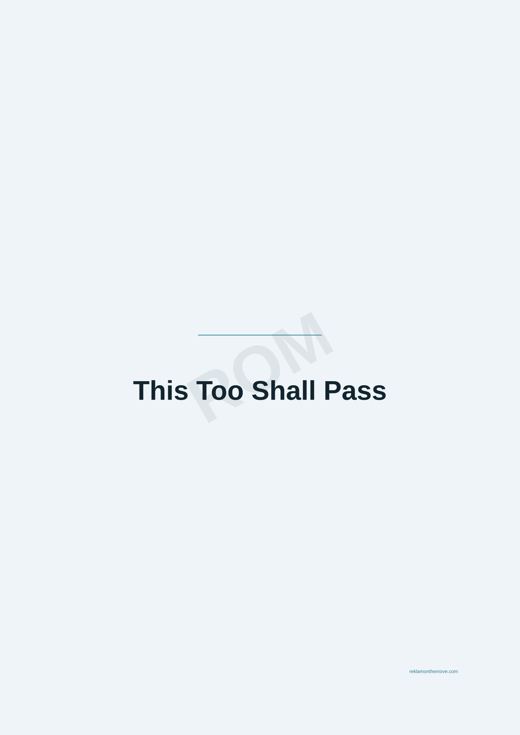 This Too Shall Pass · Okyanus — ROM dijital ürün önizlemesi (filigranlı)