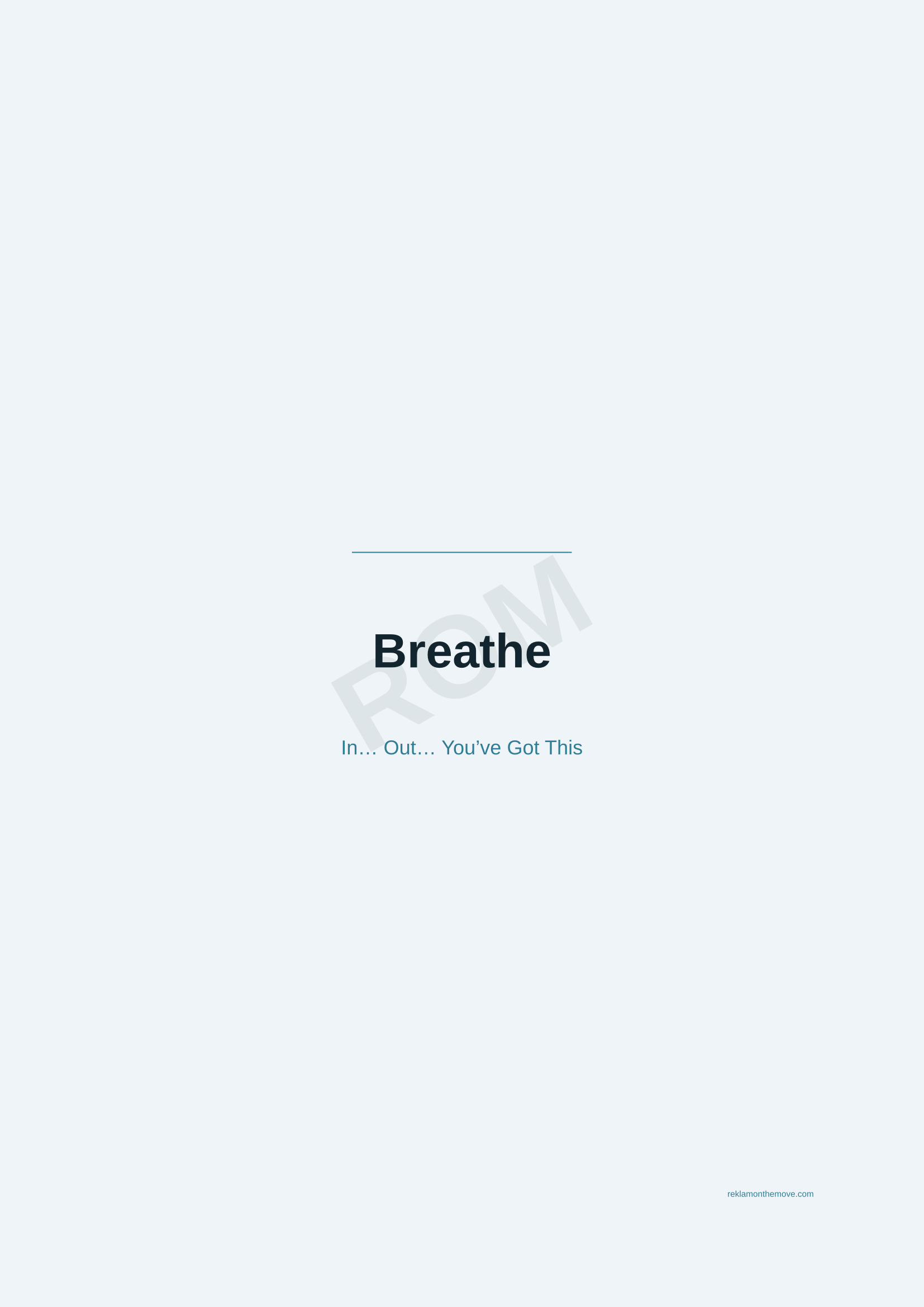 Breathe · Okyanus — ROM dijital ürün önizlemesi (filigranlı)