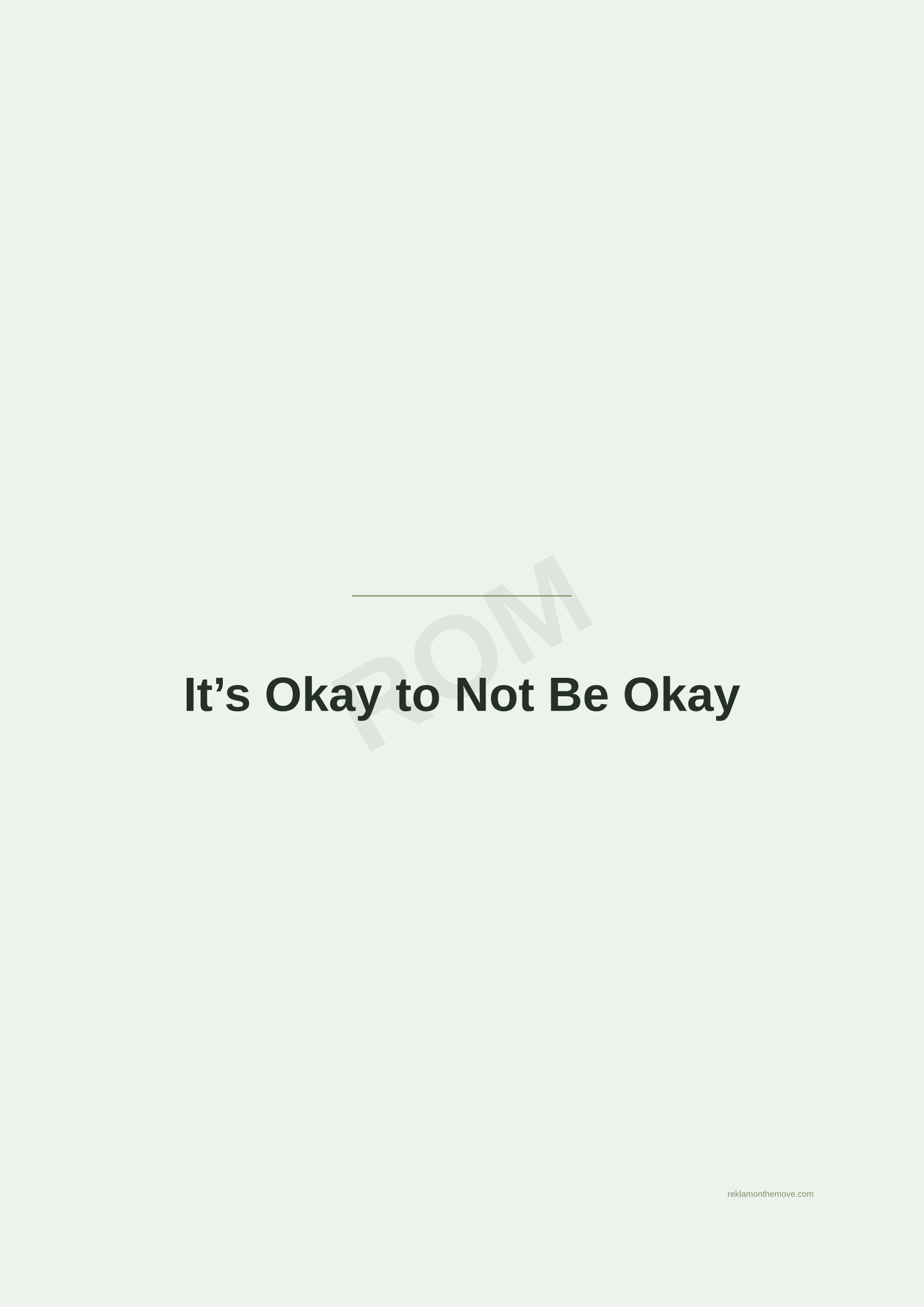 It's Okay to Not Be Okay · Adaçayı — ROM dijital ürün önizlemesi (filigranlı)