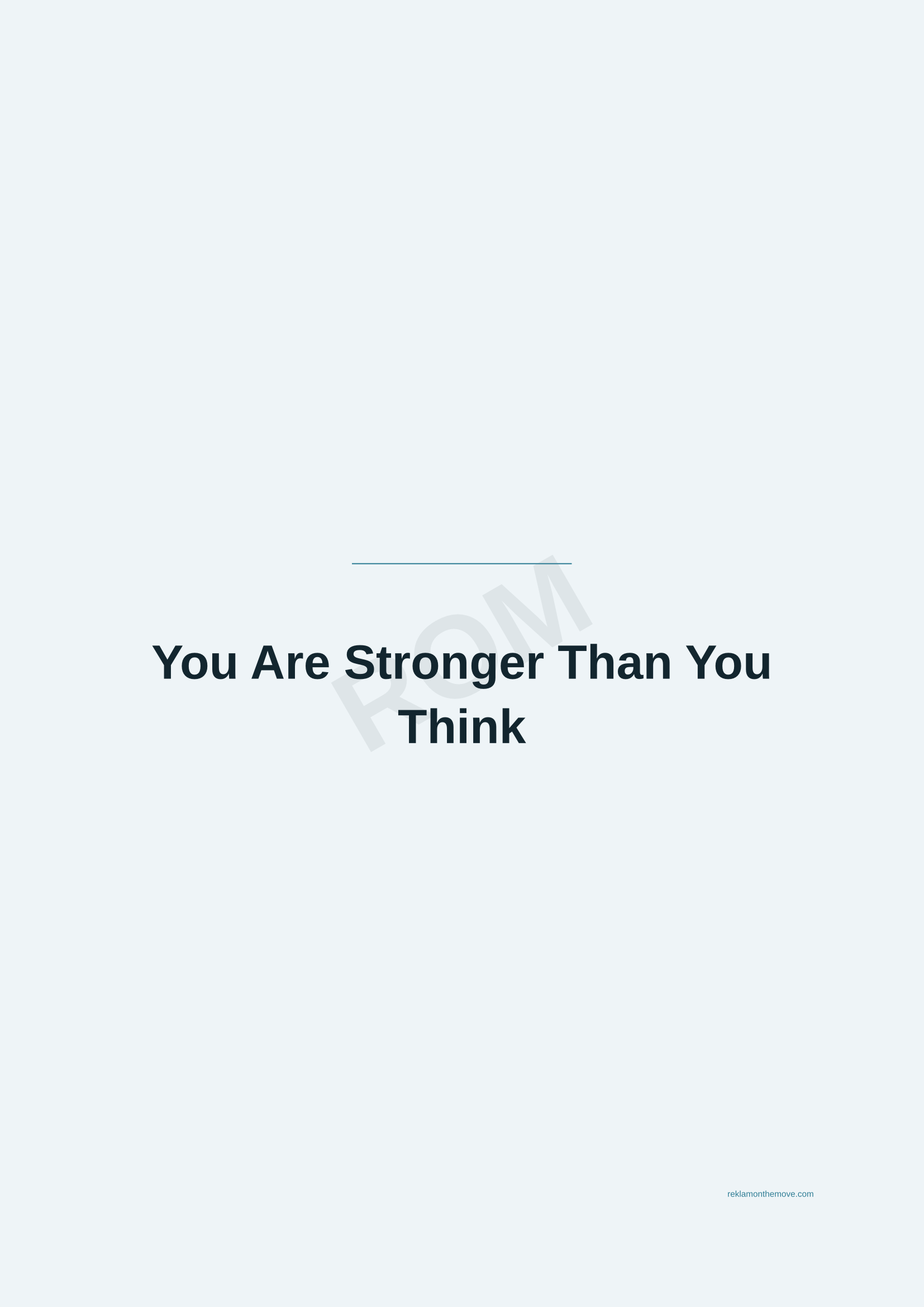 You Are Stronger Than You Think · Okyanus — ROM dijital ürün önizlemesi (filigranlı)