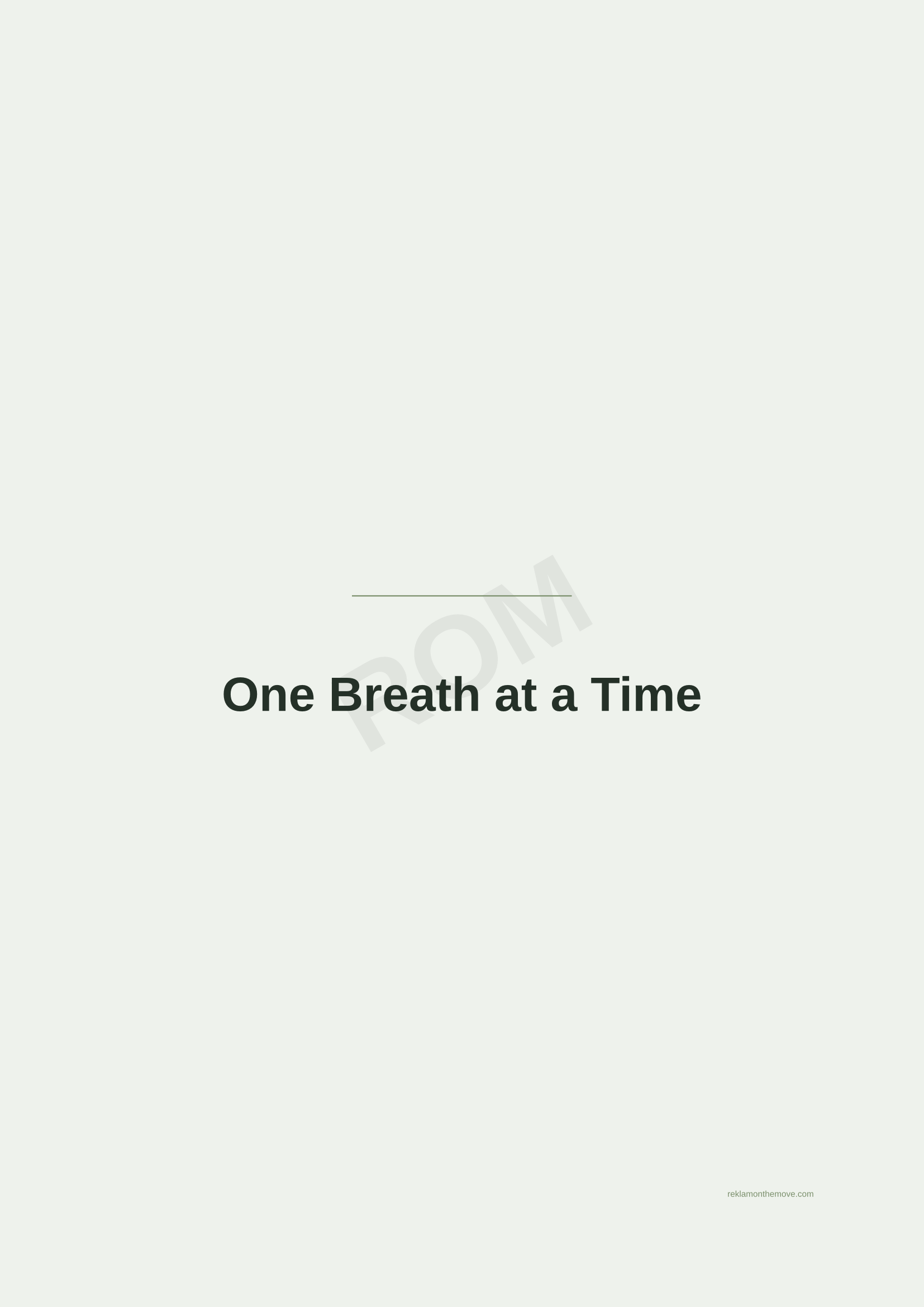 One Breath at a Time · Adaçayı — ROM dijital ürün önizlemesi (filigranlı)